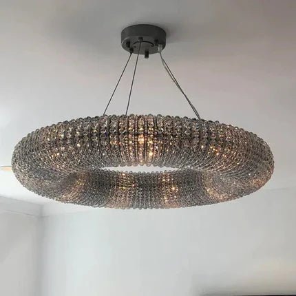 Round Halo Ring Chandeliers - Italian Concept
