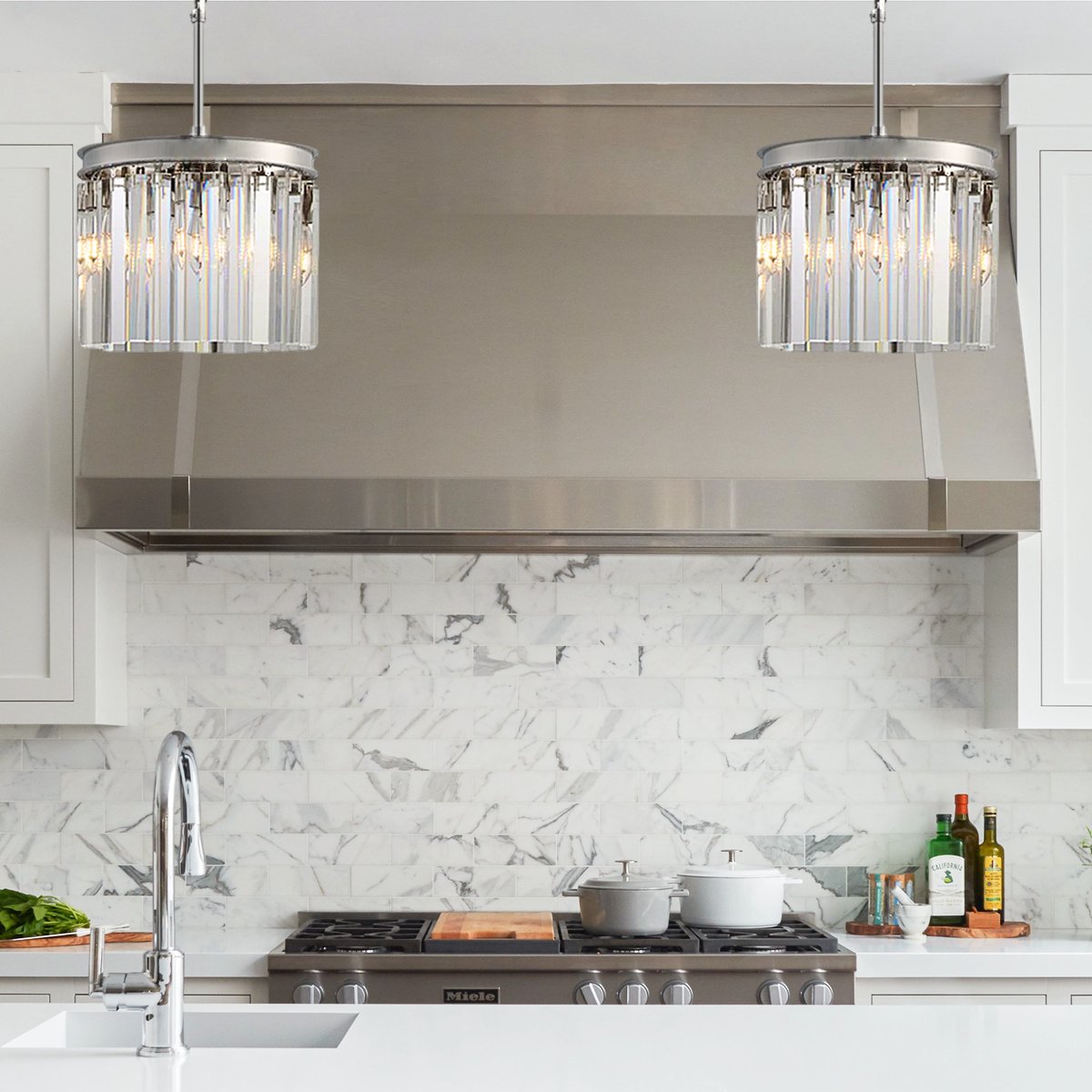 Odeon Fringe Crystal Pendant Light