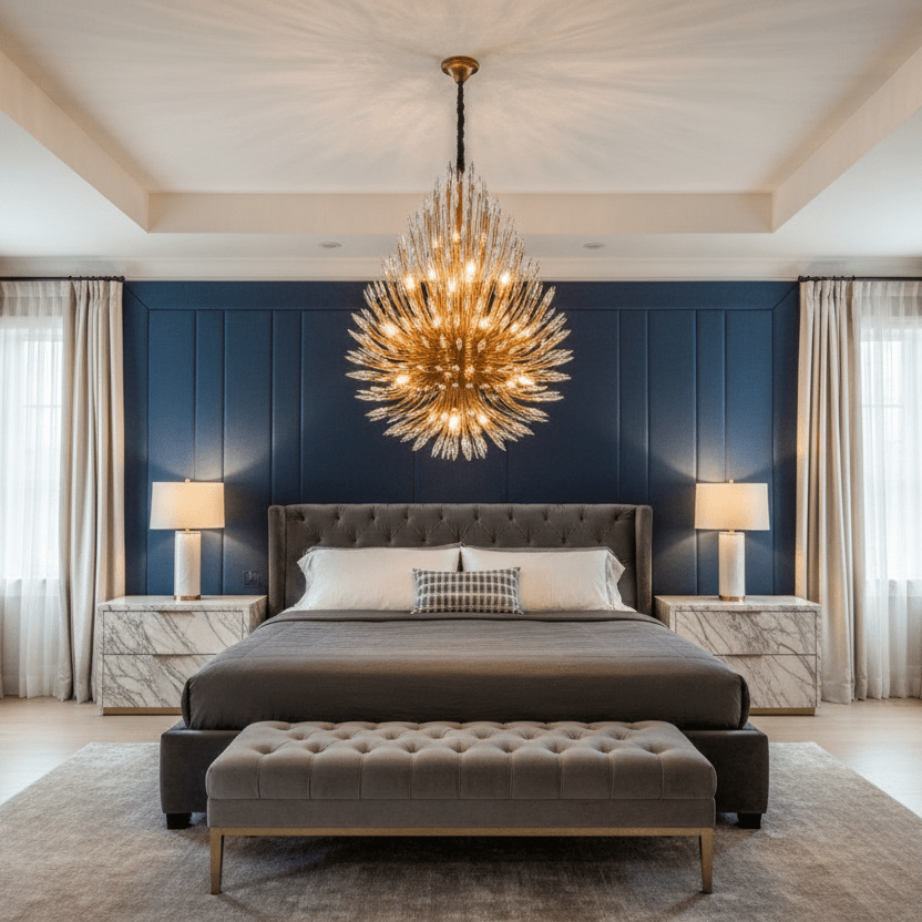 43" Matte Black in master bedroom