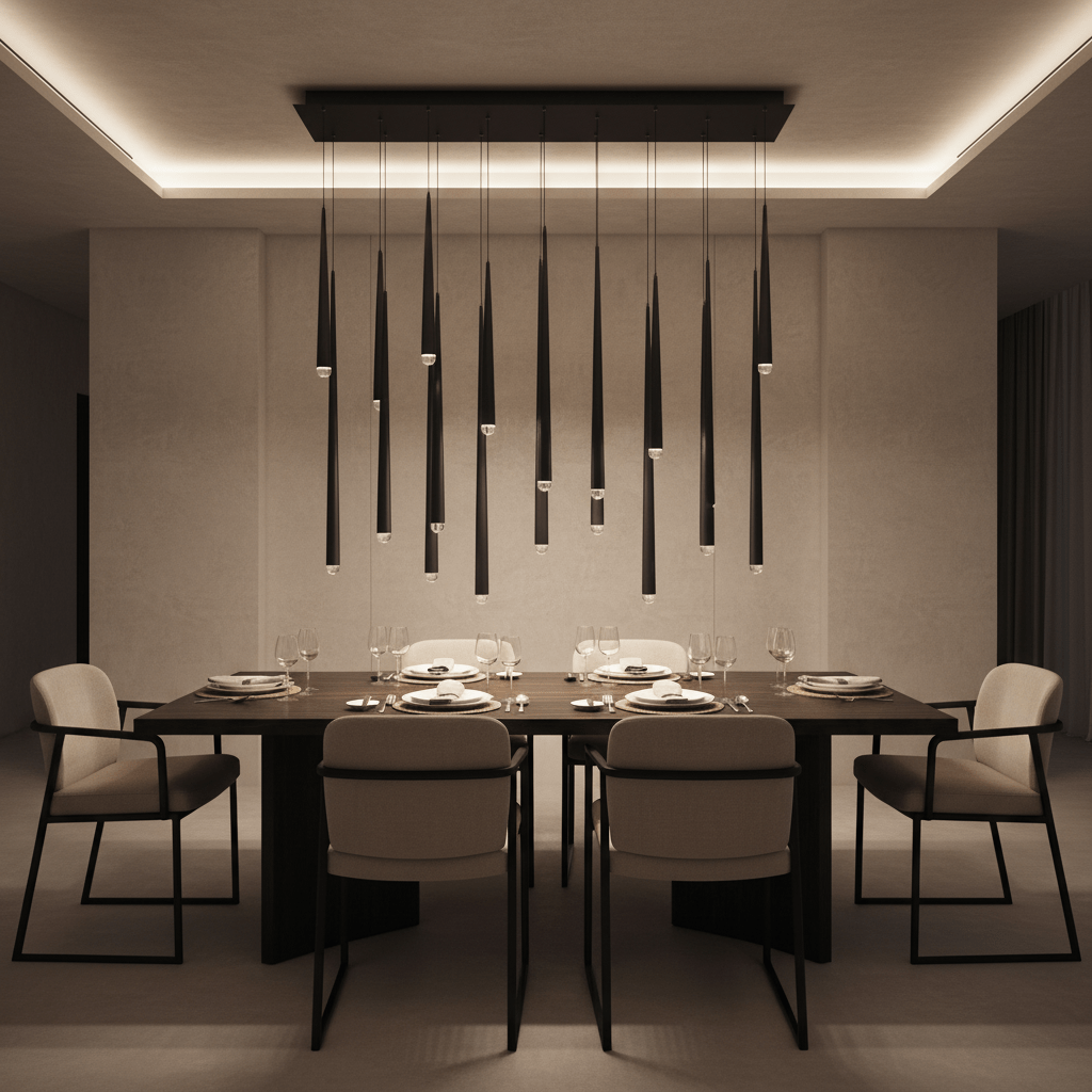 Anthropology Rectangle Tubular Pendant Light - Chandelier