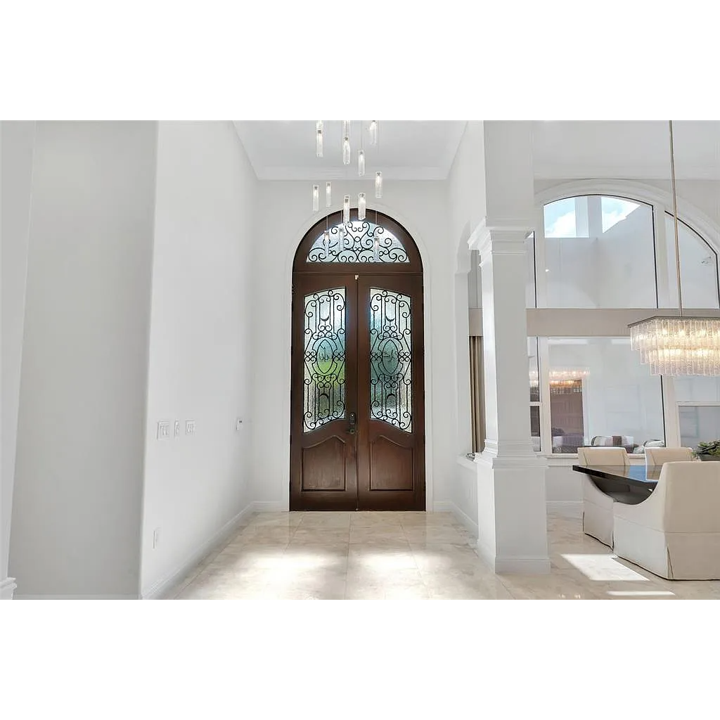 Rain Rectangular Cluster Glass tile Pendant Chandelier