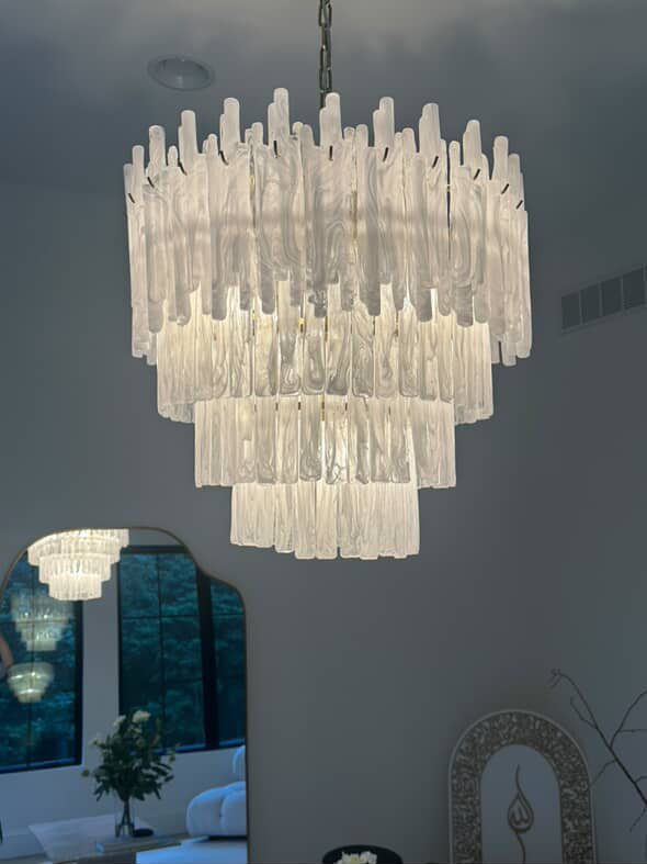 Blanche Murano Glass Pendant Light