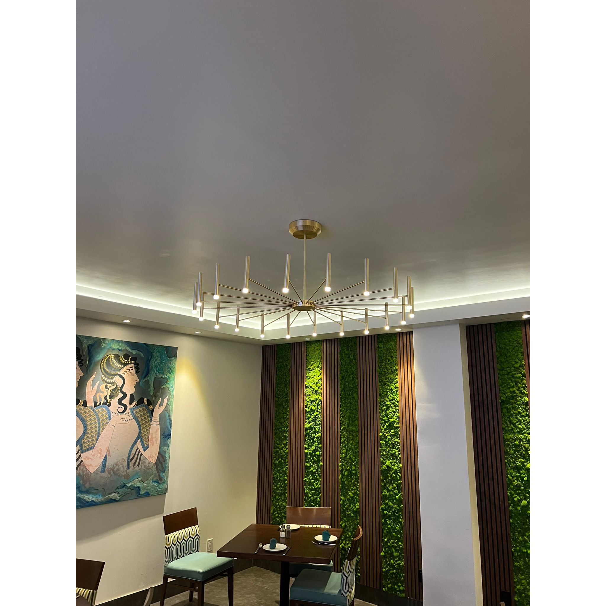 Gabin Sputnik Oval LED Ring Minimalist Chandelier