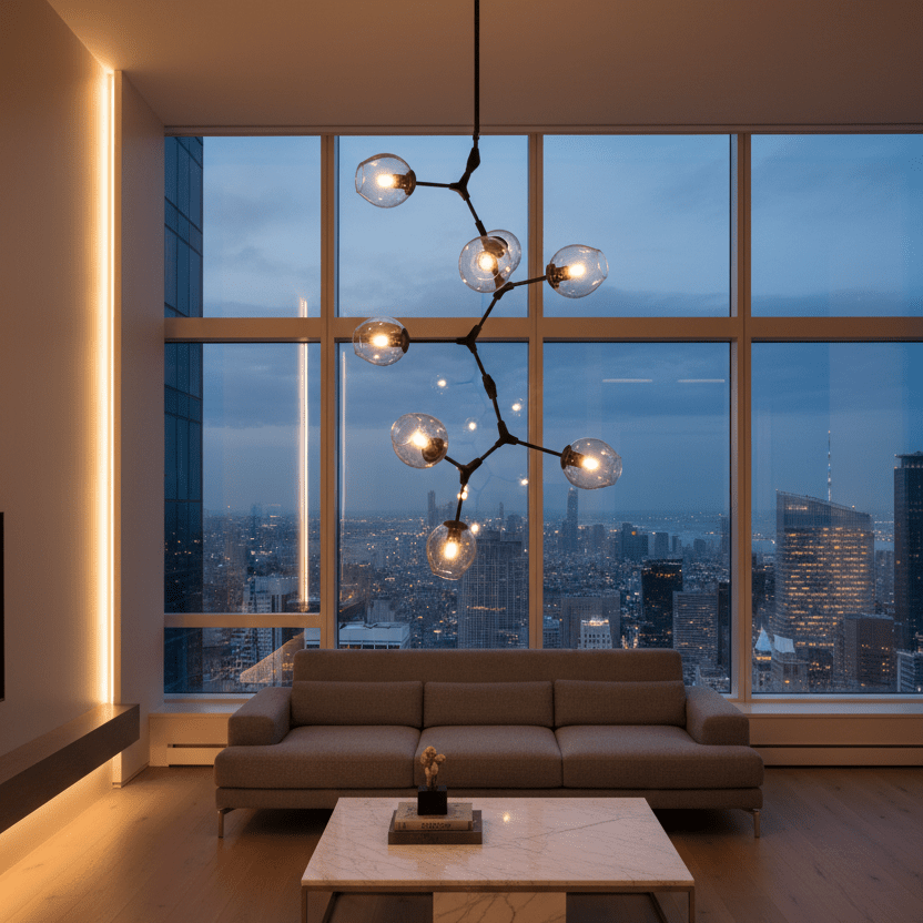 72" Matte Black Smoke Glass - Penthouse Living