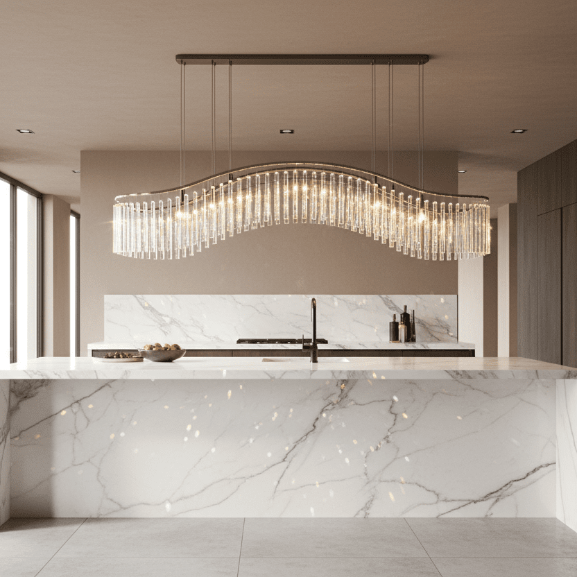 78" Dark Bronze - Contemporary Kitchen