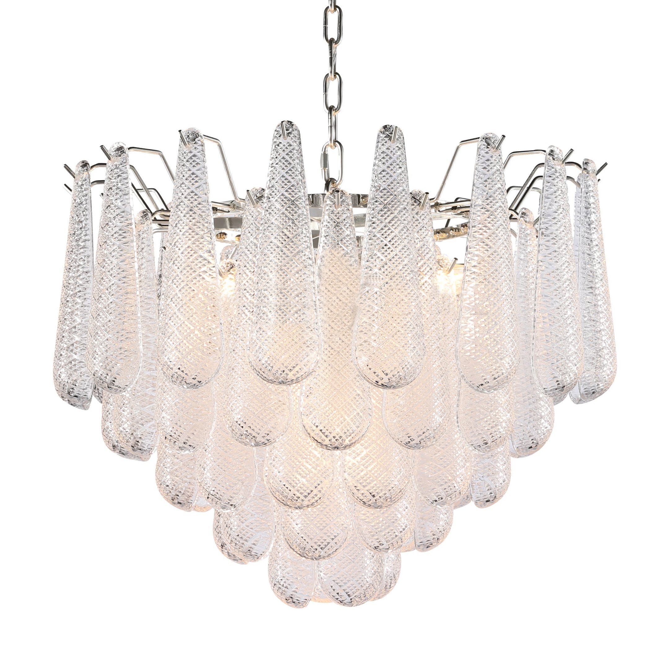 Sergio Raindrop Milk Murano Style Glass - Italian Concept