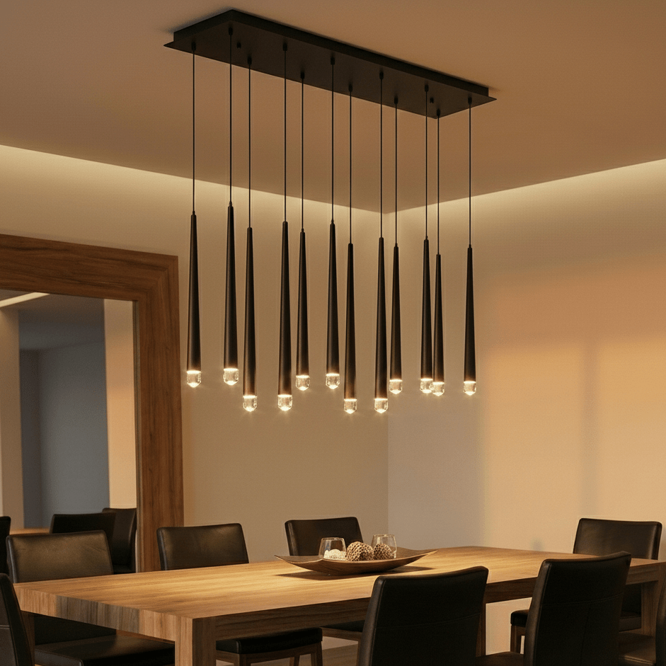 Anthropology Rectangle Tubular Pendant Light - Chandelier