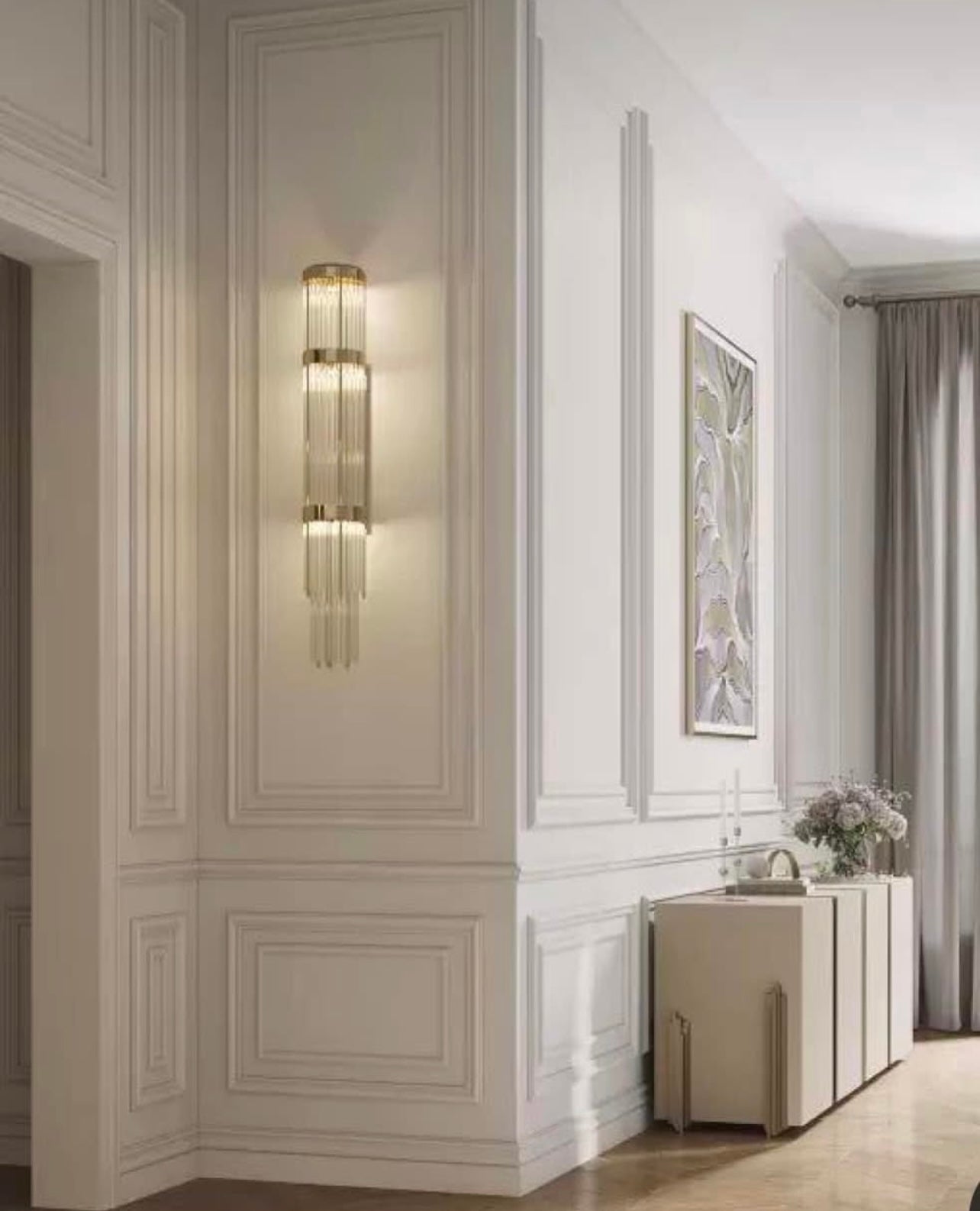 Telar 44"H Vertical Mounted Sconce