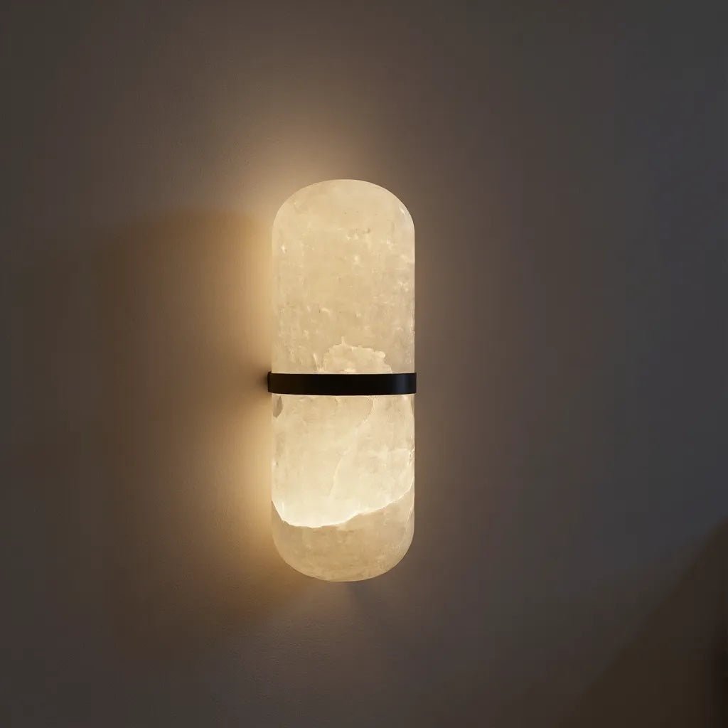 Sofia Alabaster Pill Wall Sconce