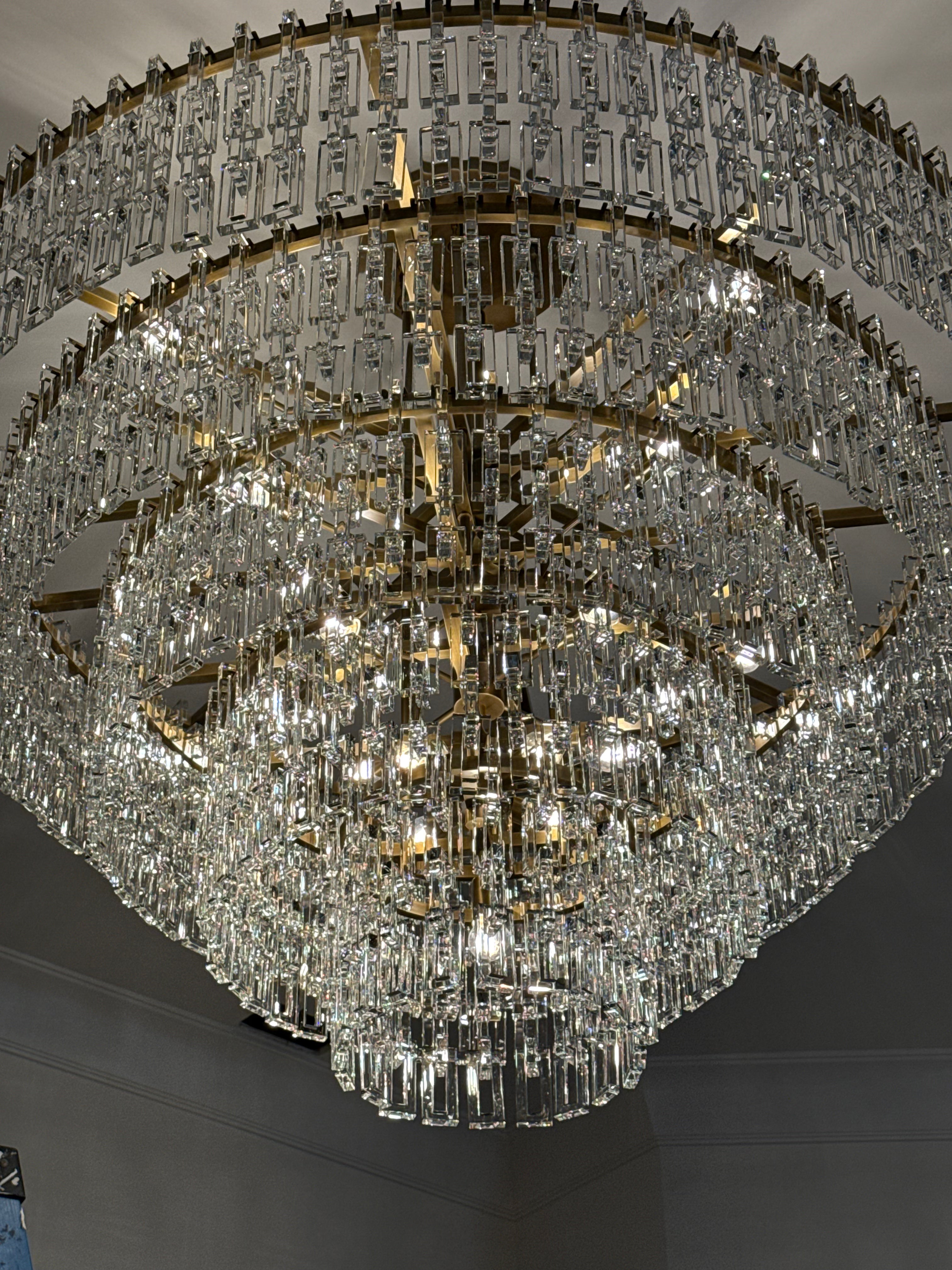 Kensington Round Crystal Chandelier - Italian Concept