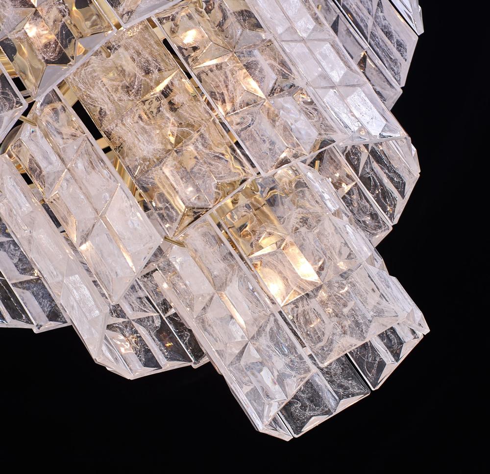 Dante Odeon Tiered/ Layered Round Crystal Chandelier