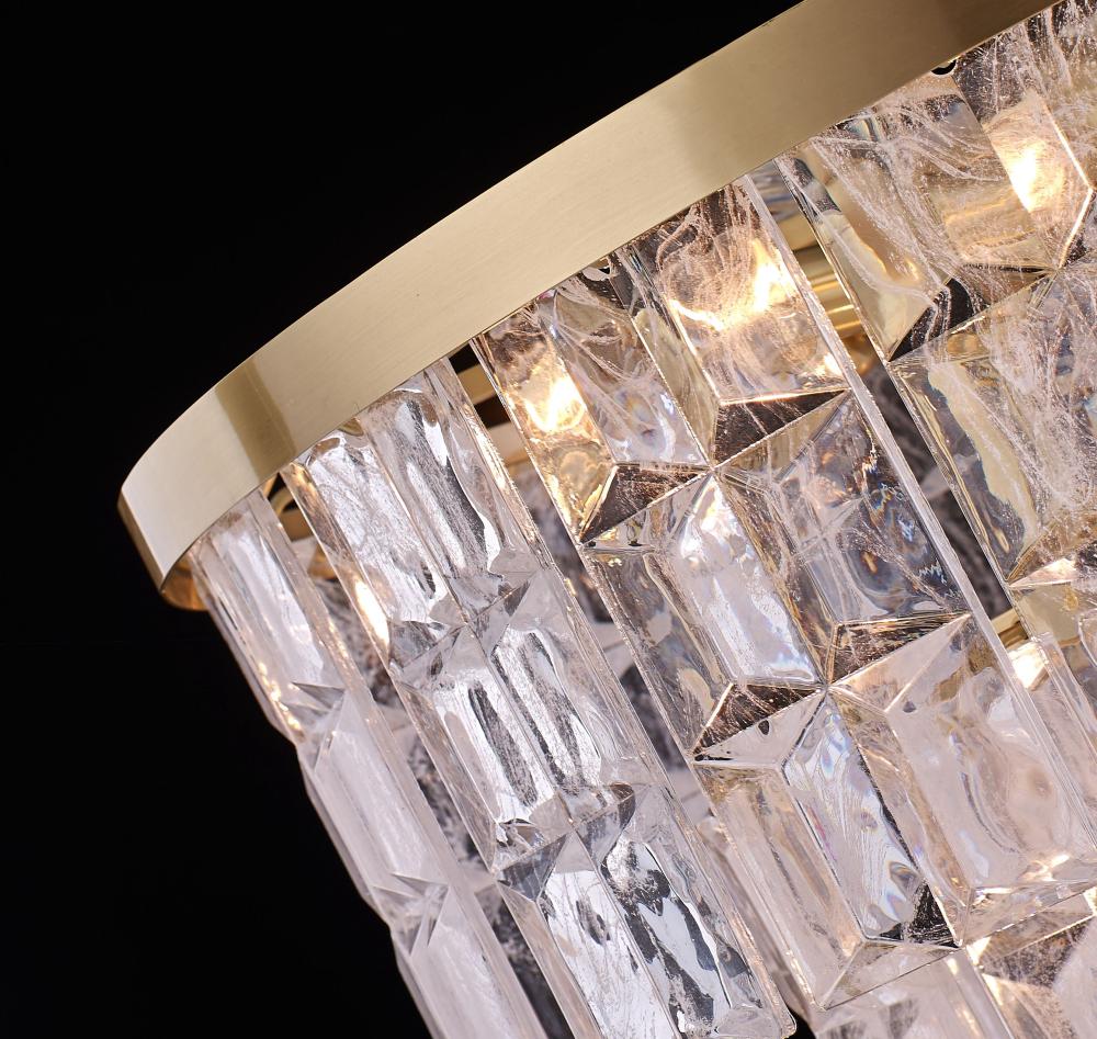 Dante Odeon Tiered/ Layered Round Crystal Chandelier