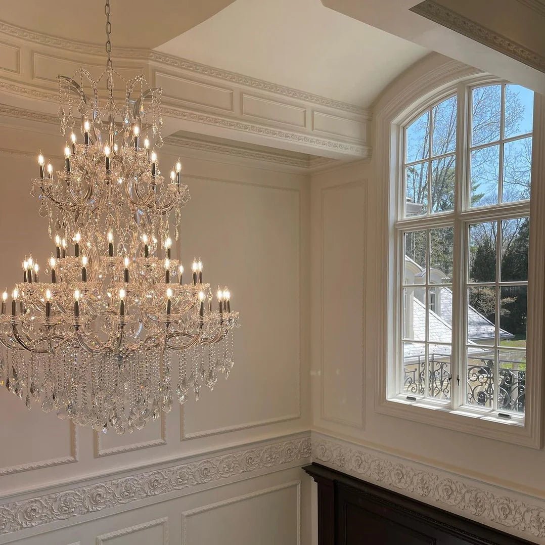 Dual Layer Foyer Maria Theresa Crystal Chandelier LT-81155
