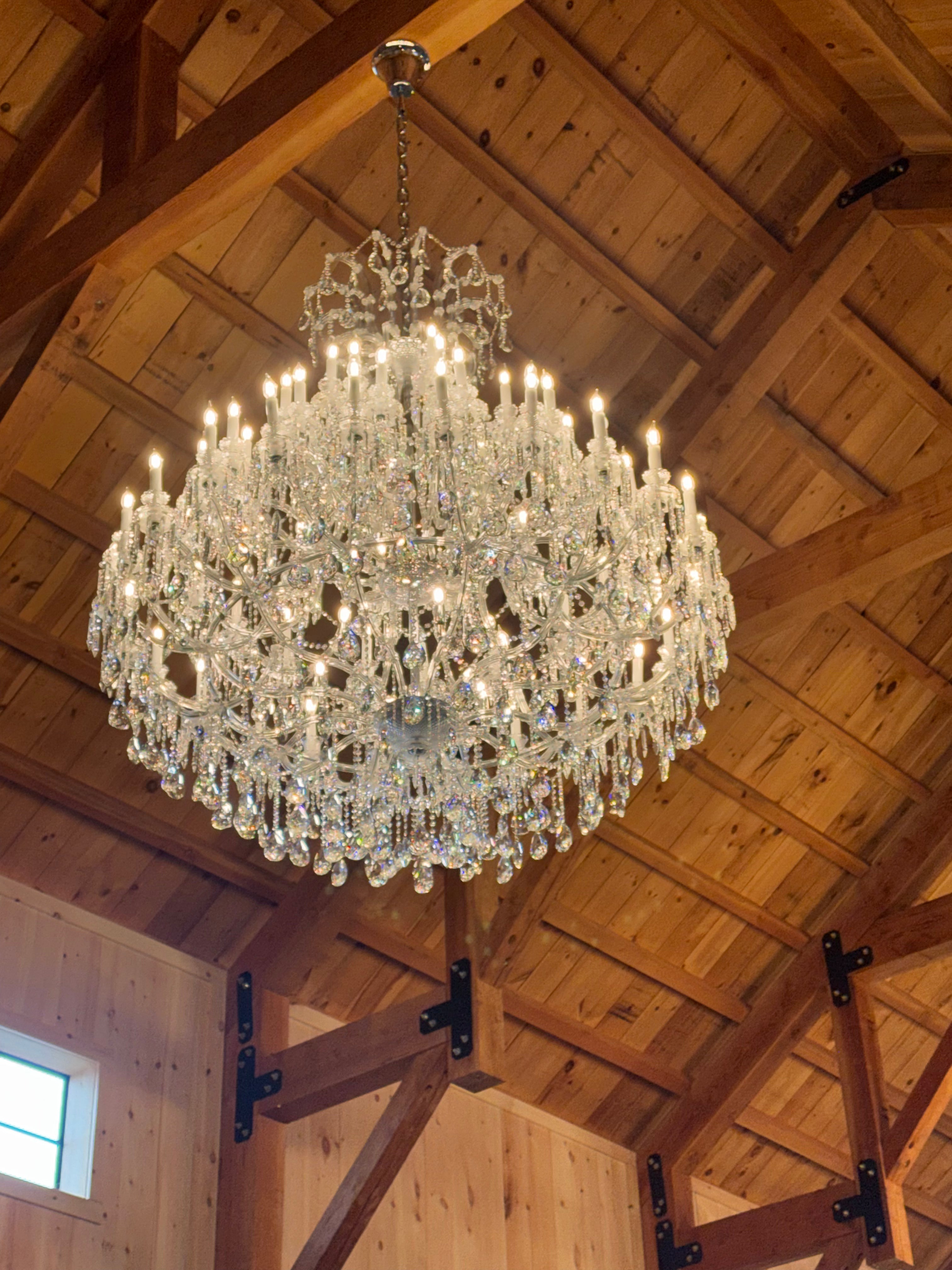 Allumage 66L Rococo/Maria Theresa Foyer Classic Crystal Chandelier