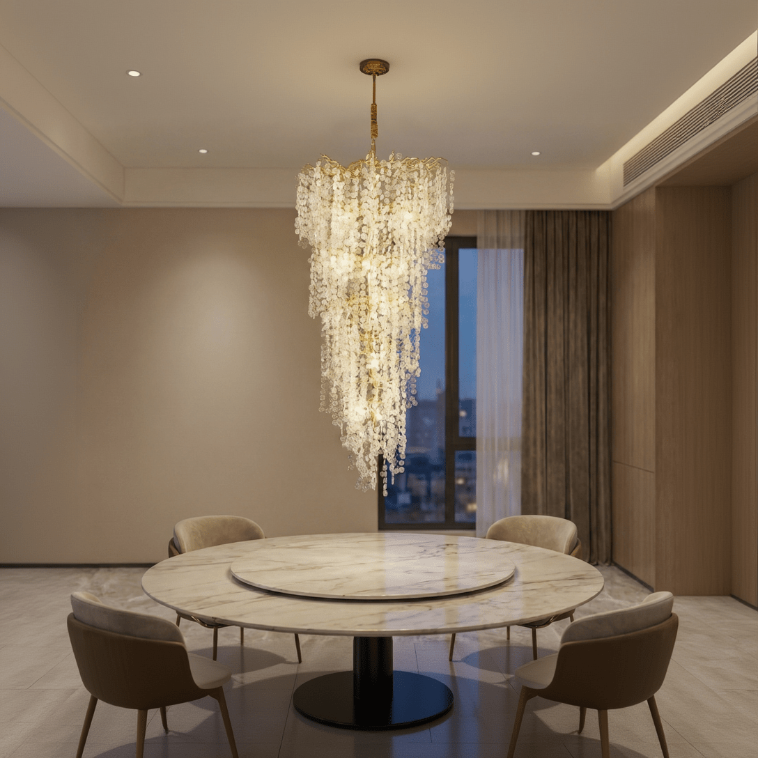 Quatre Branching Penny Foyer Chandelier - Chandelier