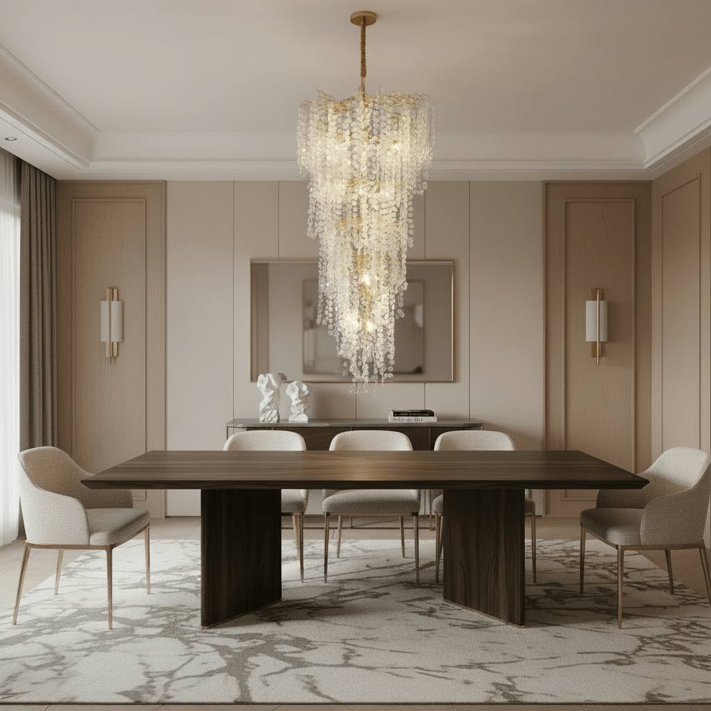 Quatre Branching Penny Foyer Chandelier - Chandelier