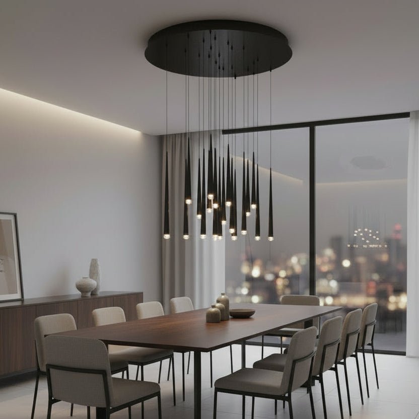 Anthropology 1 - Light Round Tubular Pendant Light - Pendant