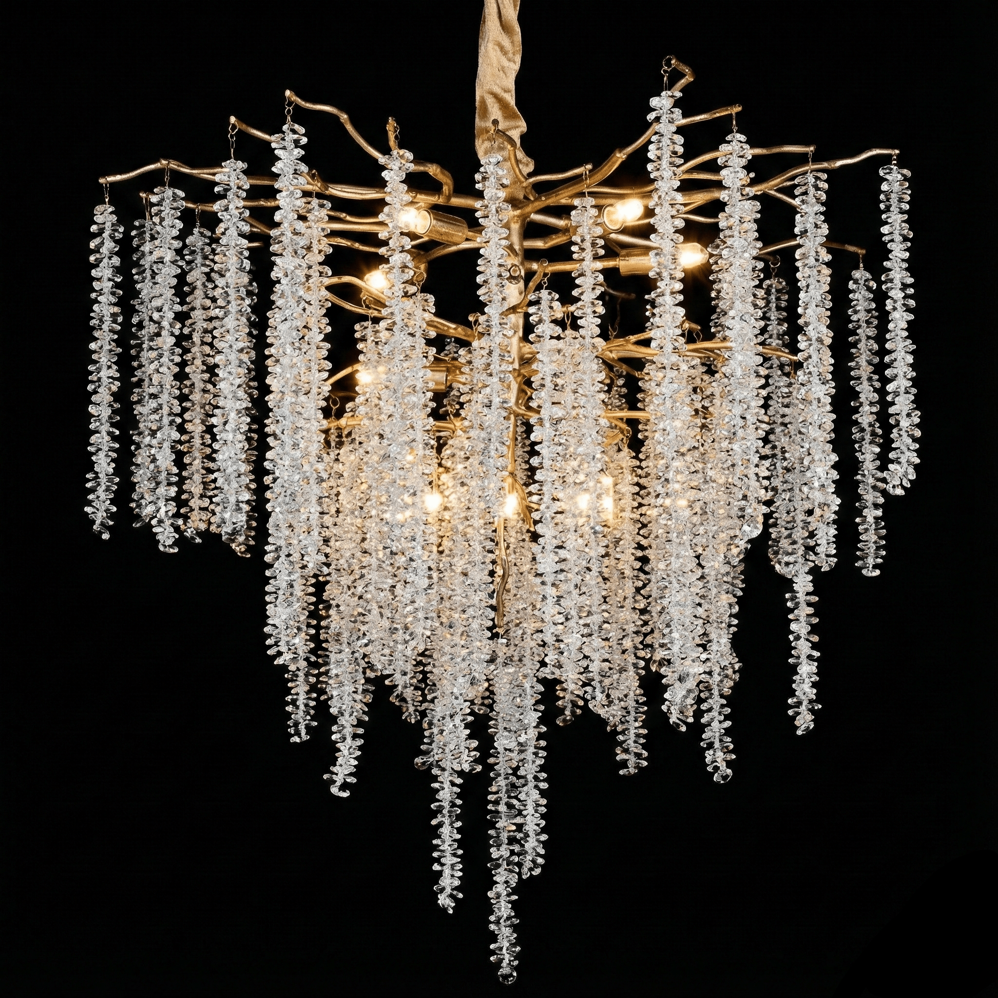 Catherine Crystal Branching Chandelier - Chandelier