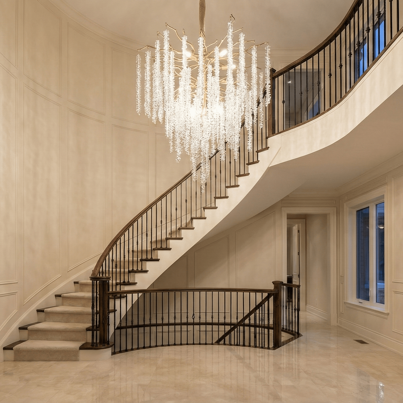 Catherine Crystal Branching Chandelier - Chandelier