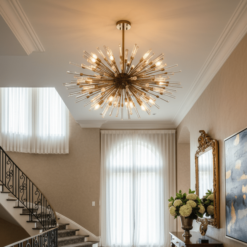 Full Aisar Sputnik in grand foyer