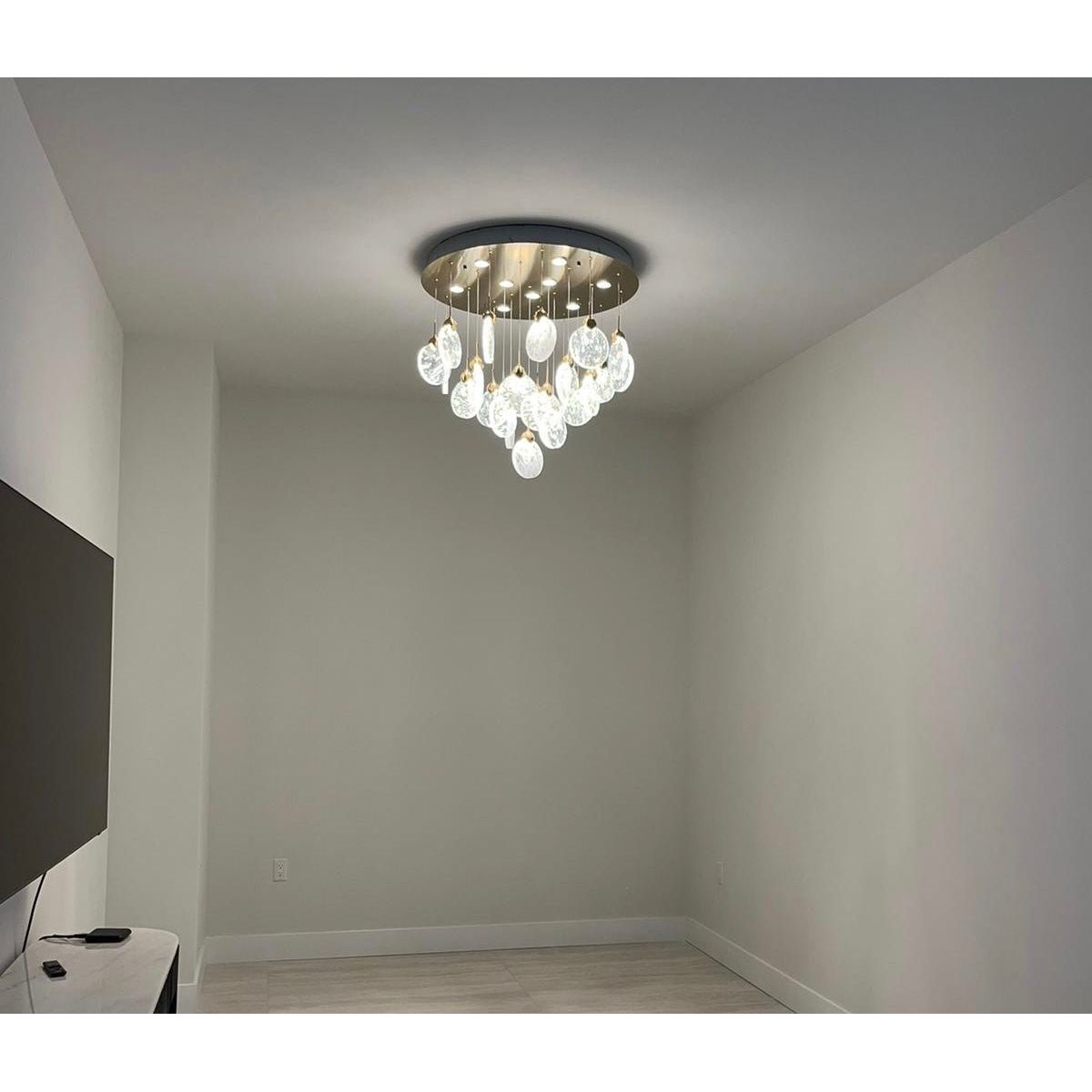 Aurora Cloud Glass Cluster LED Pendant Light