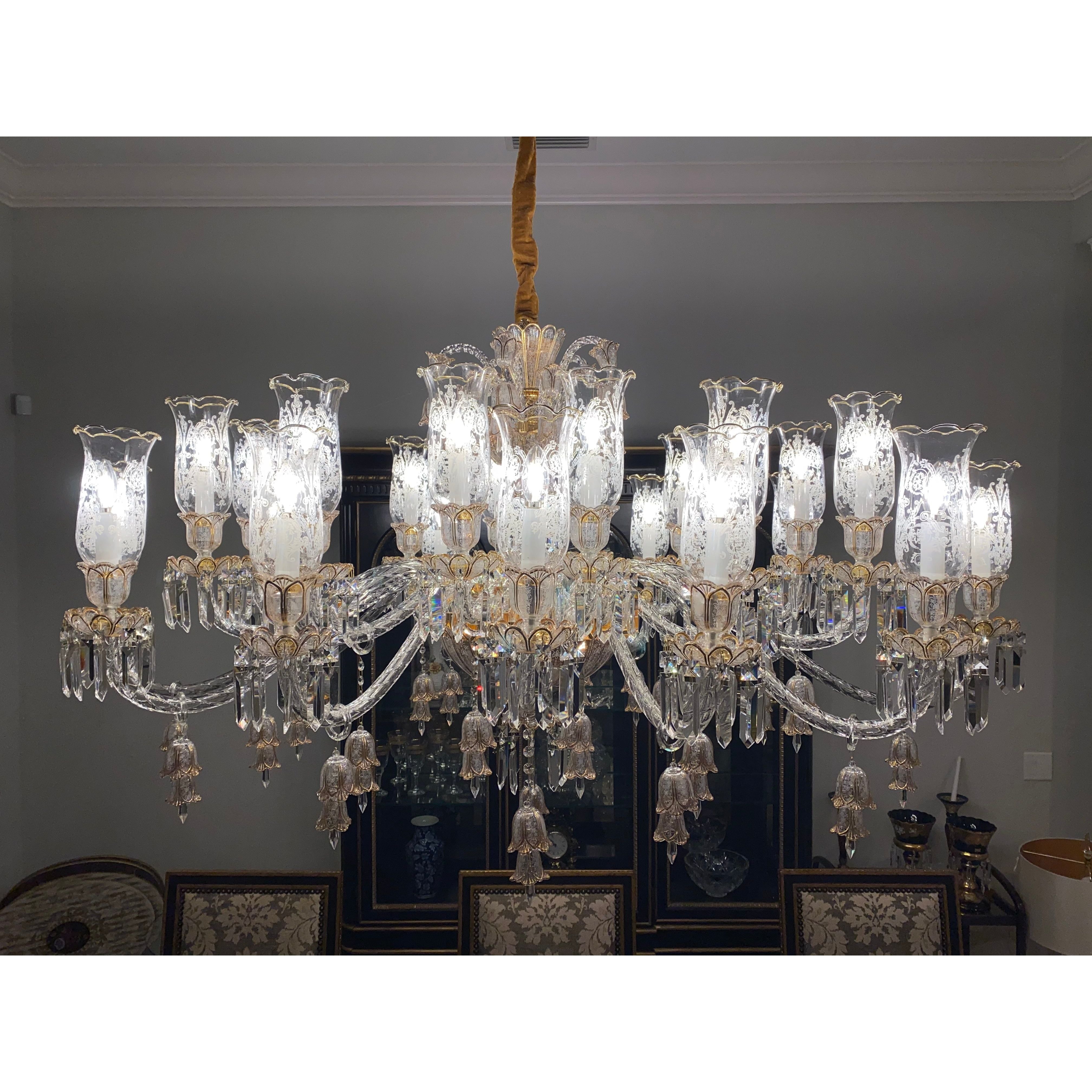 Marbella Garnier Crystal Chandelier