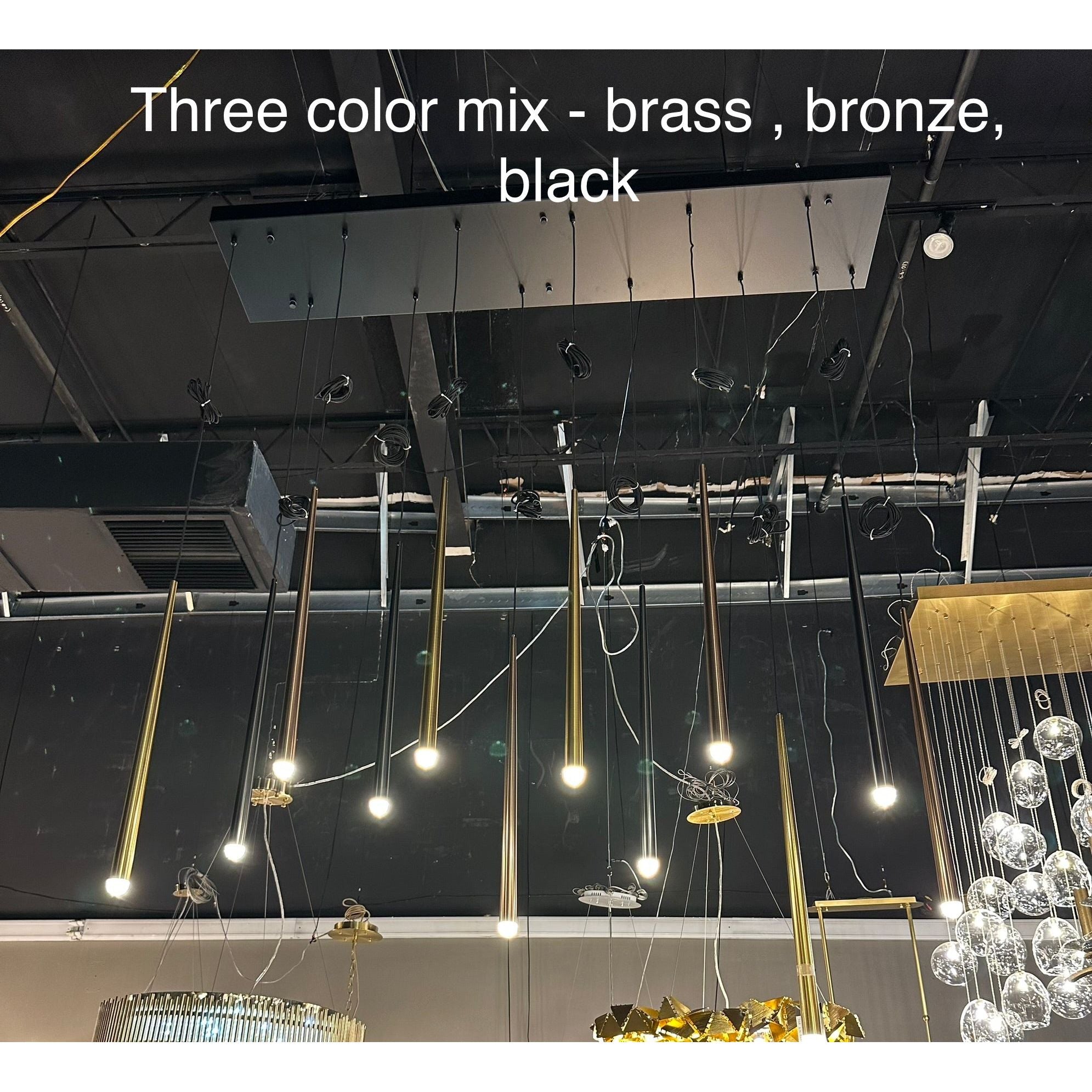Anthropology Round Tubular Pendant Light - Italian Concept
