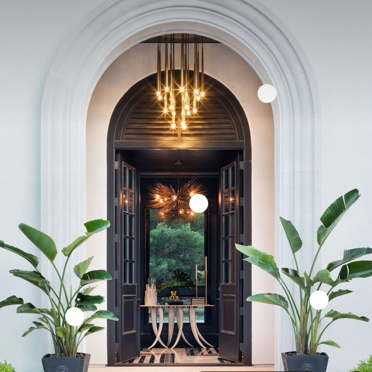 Anthropology Round Tubular Pendant Light - Italian Concept