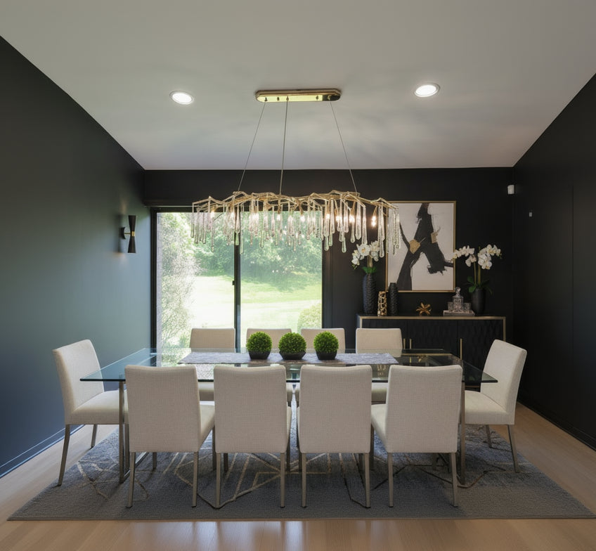 Livio Linear Organic Branching Chandelier