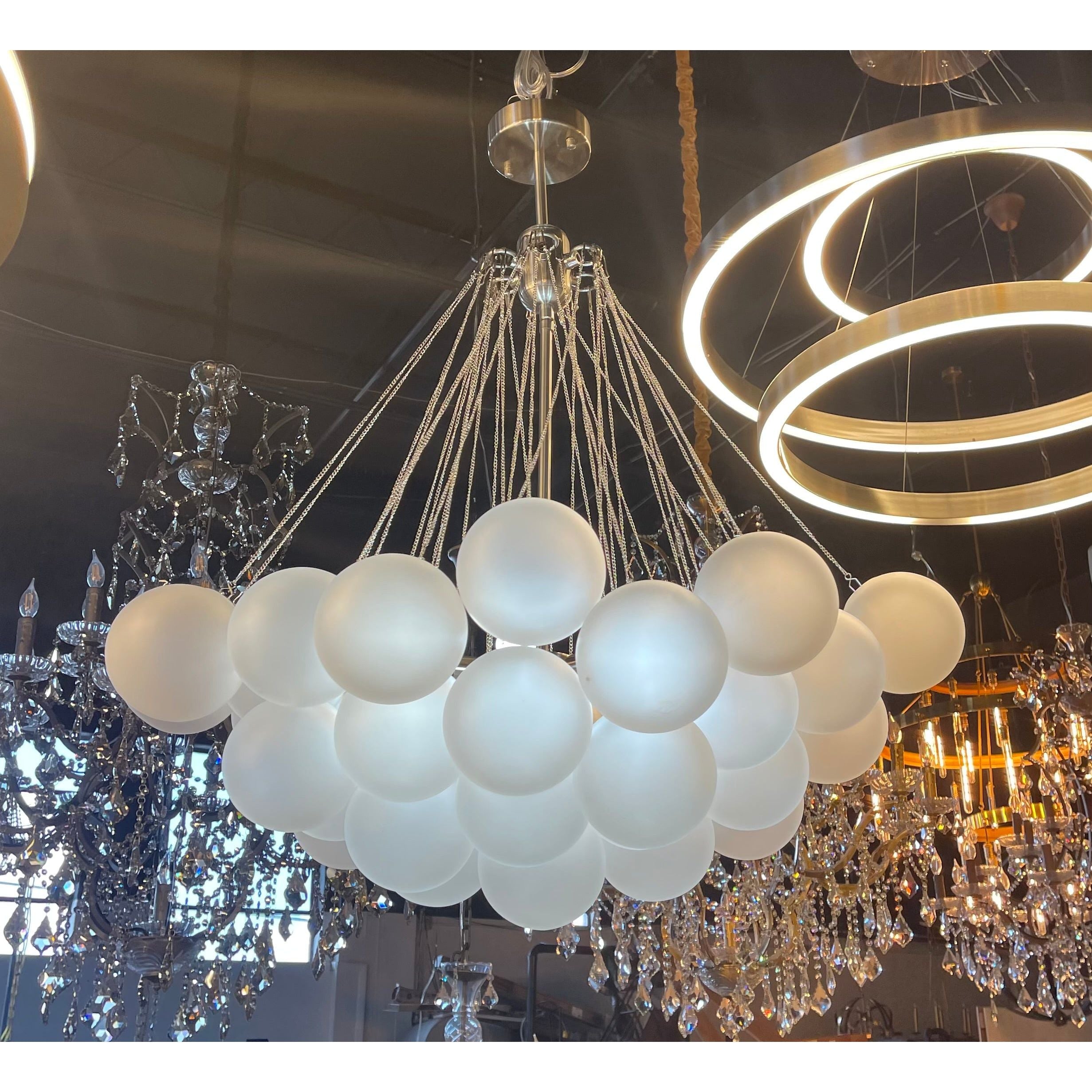 Blanket Glass Globe Pendant Chandelier - Italian Concept -
