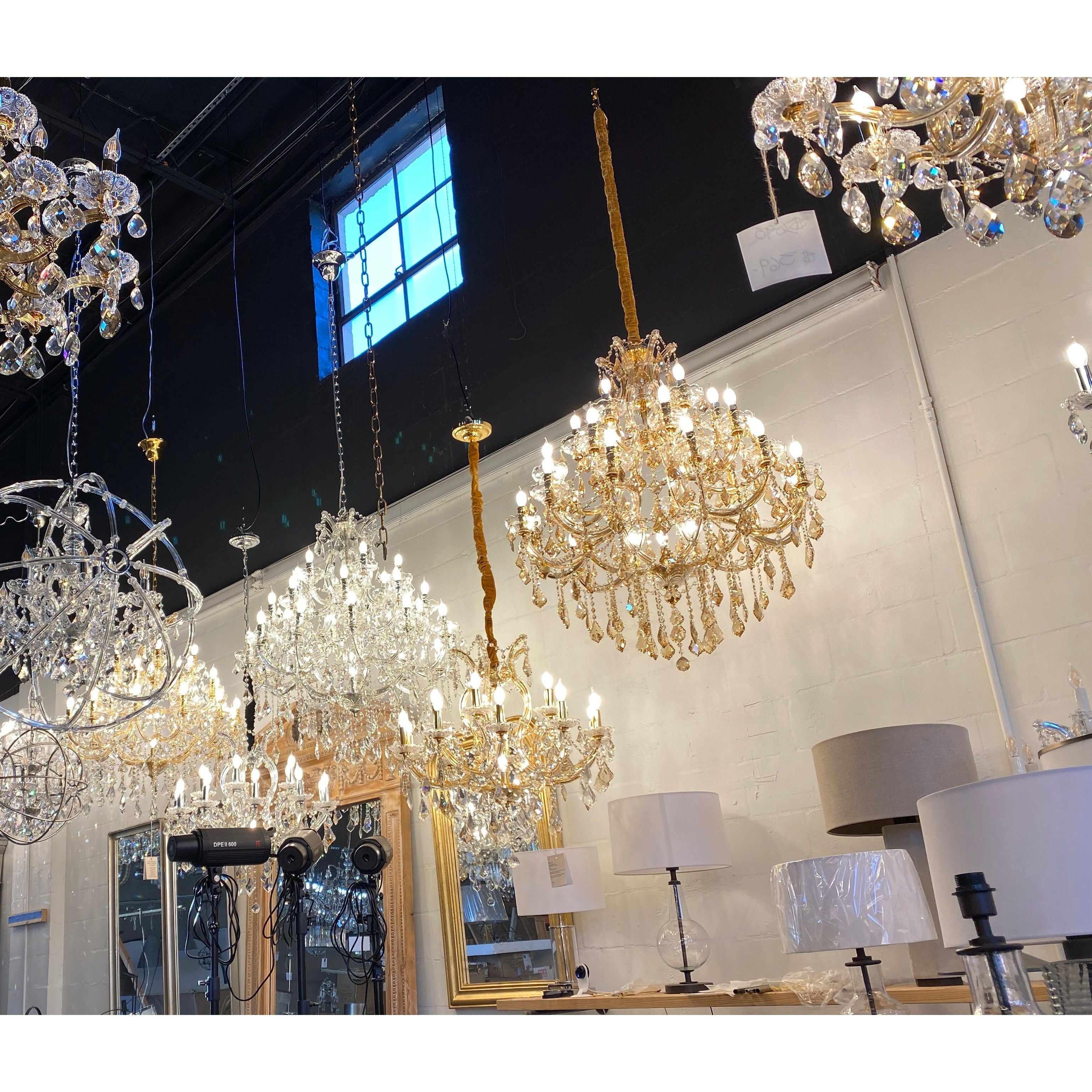 Leyla Maria Theresa 28 Light Crystal Chandelier - Italian Concept