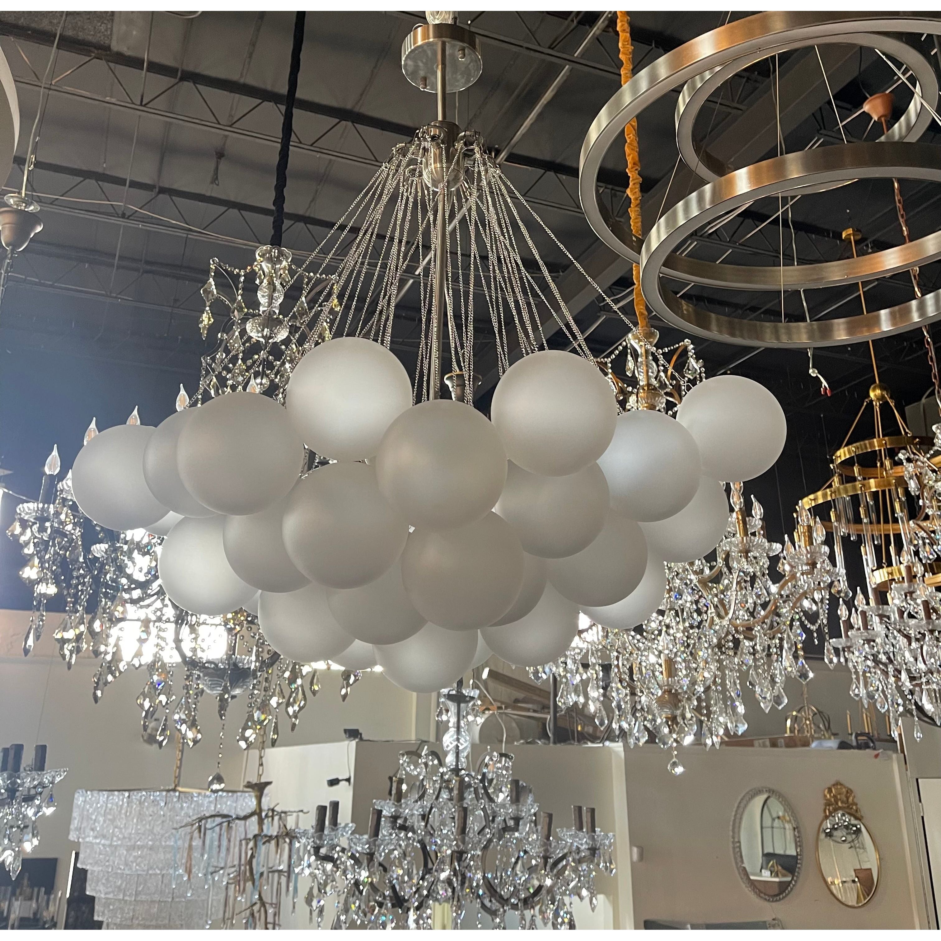 Blanket Glass Globe Pendant Chandelier - Italian Concept -