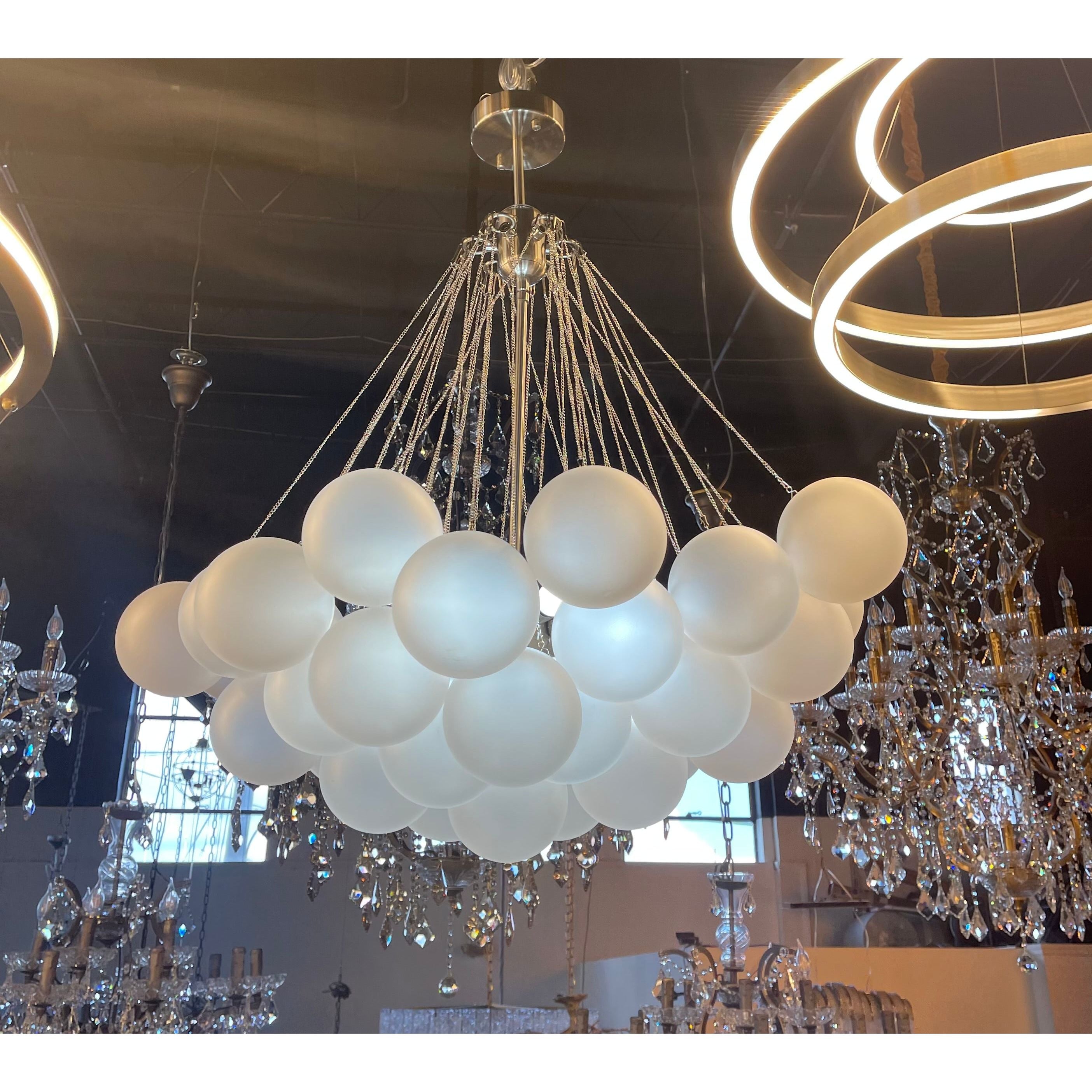 Blanket Glass Globe Pendant Chandelier - Italian Concept -