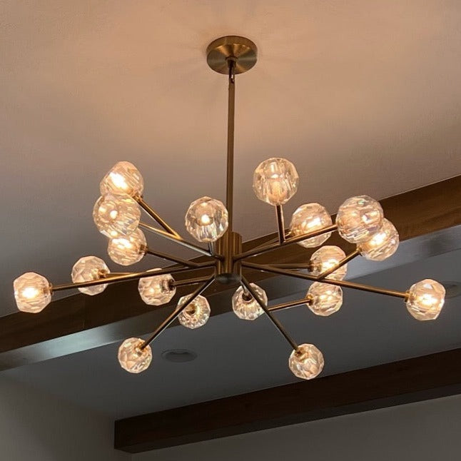 Jules Branching Crystal Chandelier