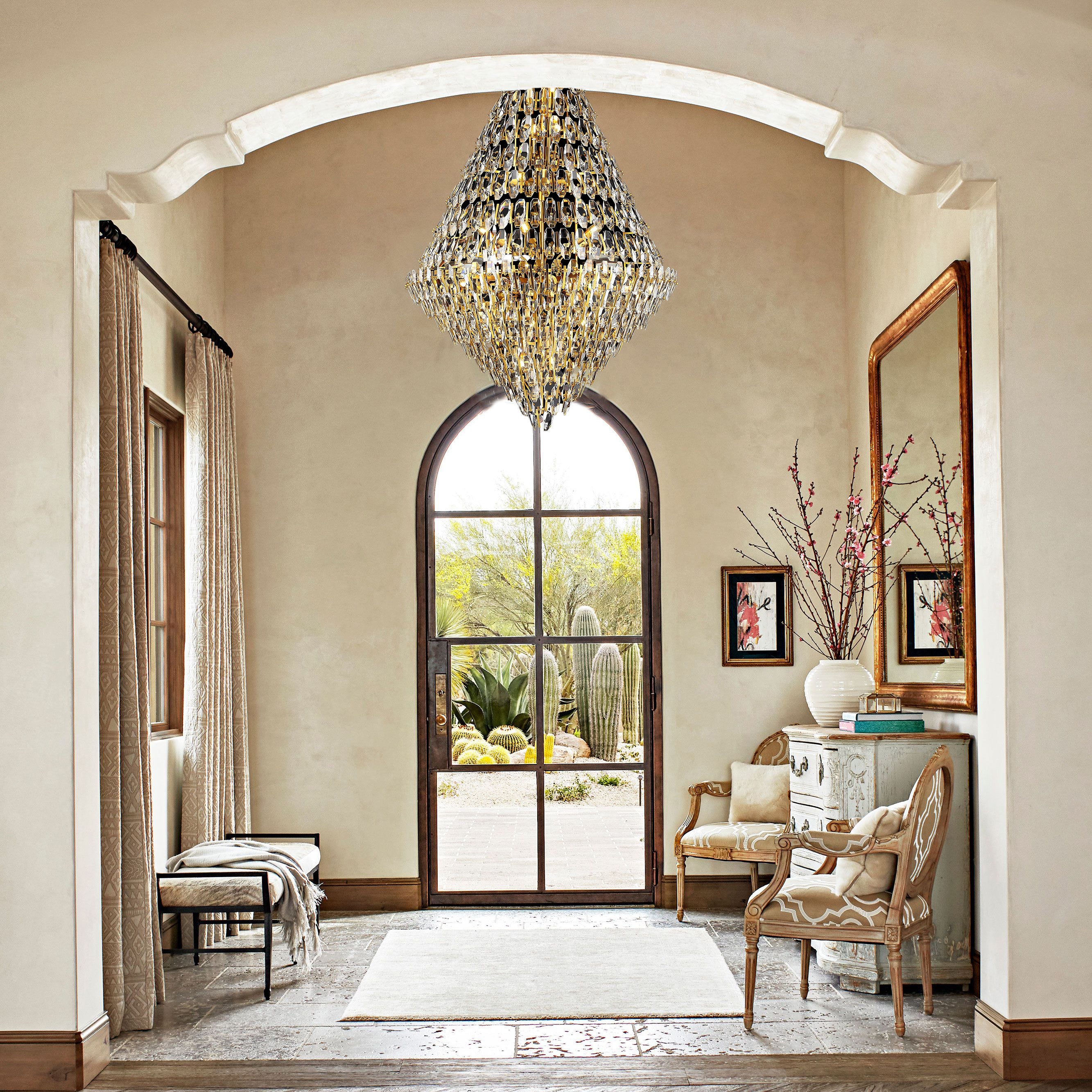 Sol Odeon Empire Crystal Foyer Chandelier - Italian Concept