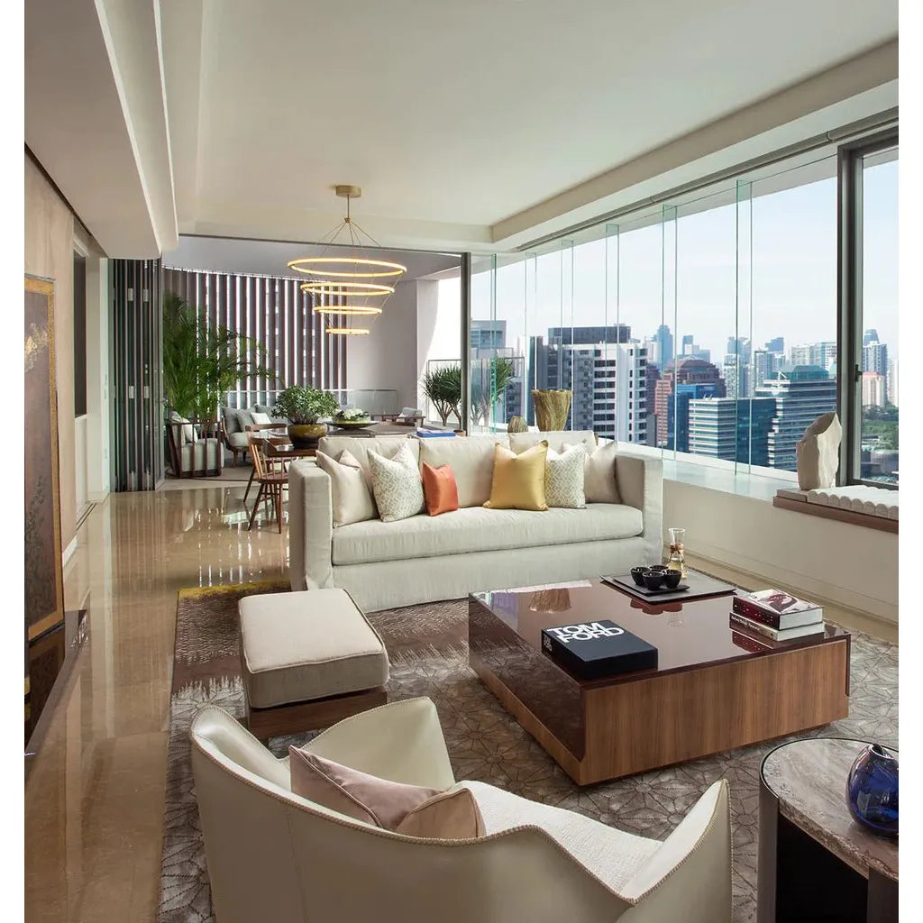 Ogee Arch 4-Ring LED Chandelier - Italian Concept