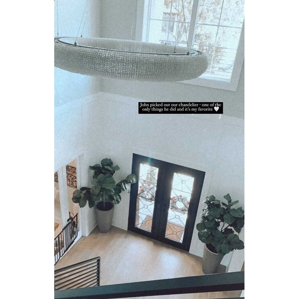 Empire Round Crystal Ring Beaded Chandelier - Italian Concept