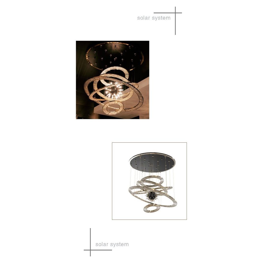 Aleron Crystal Ring Sputnik Chandelier - Italian Concept -