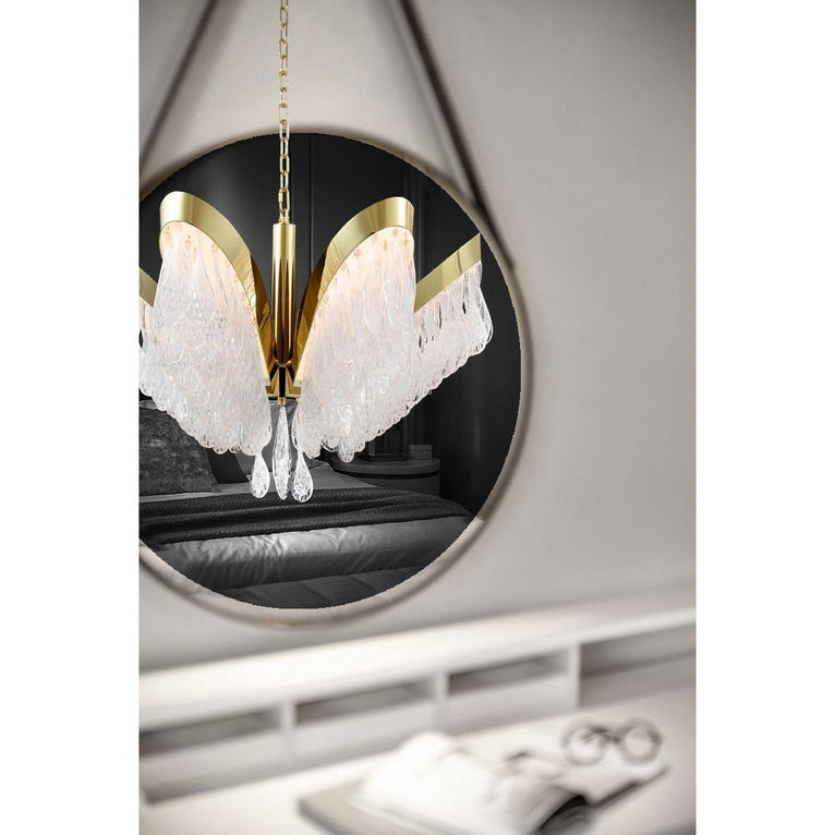 Aria Closed-Flower Crystal Murano Chandelier - Italian Concept -