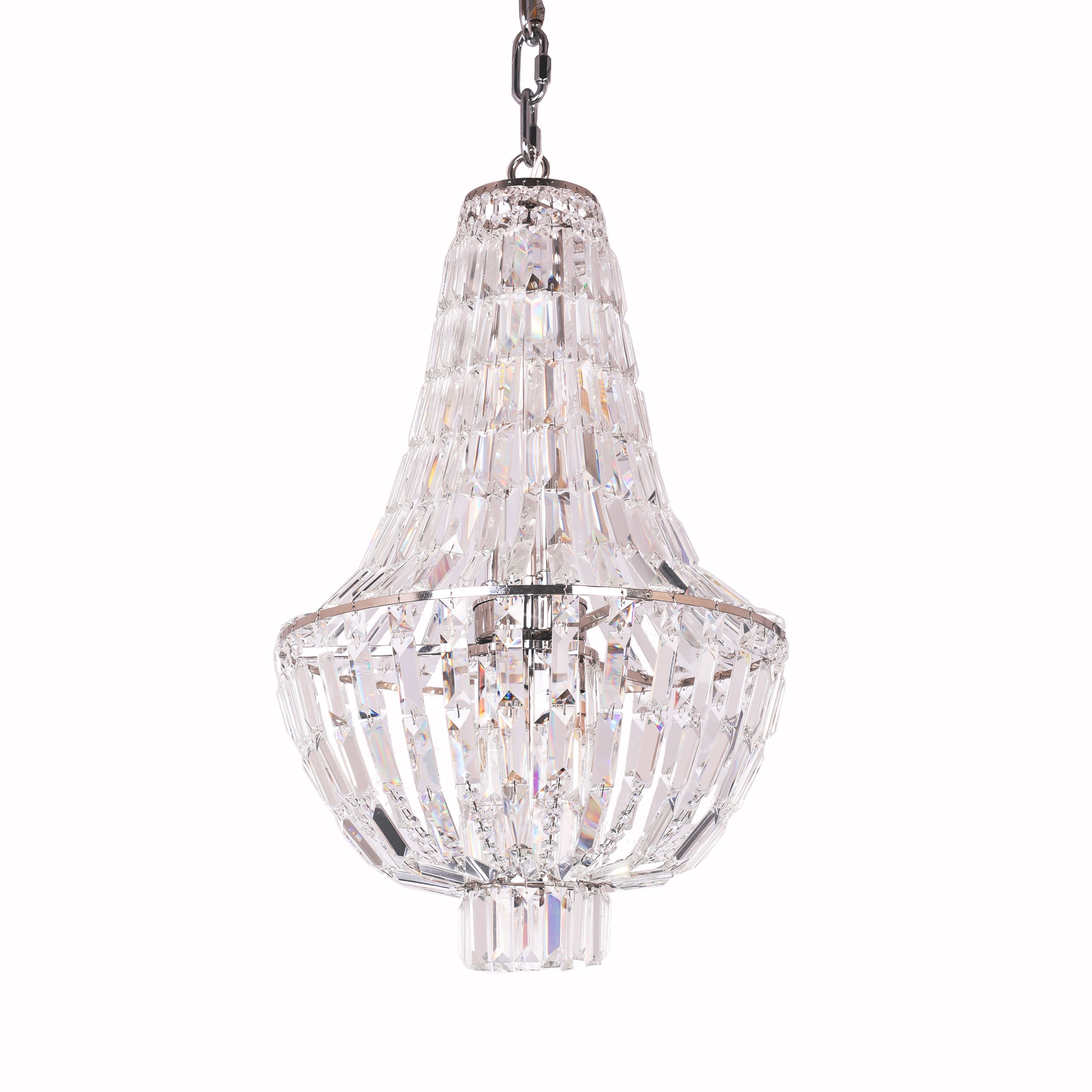 Andreas Empire Crystal Prysm Chandelier - Italian Concept -
