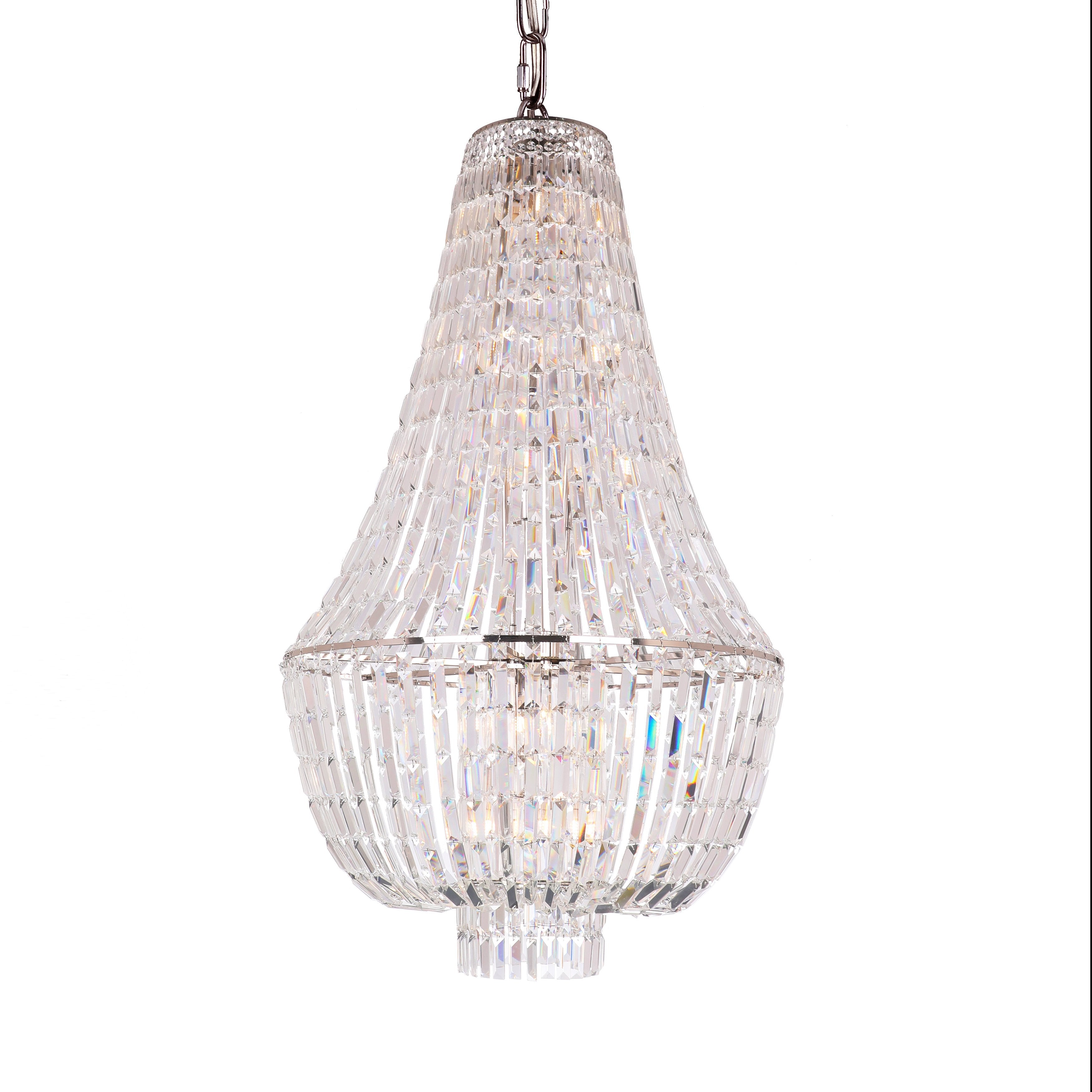 Andreas Empire Crystal Prysm Chandelier - Italian Concept -