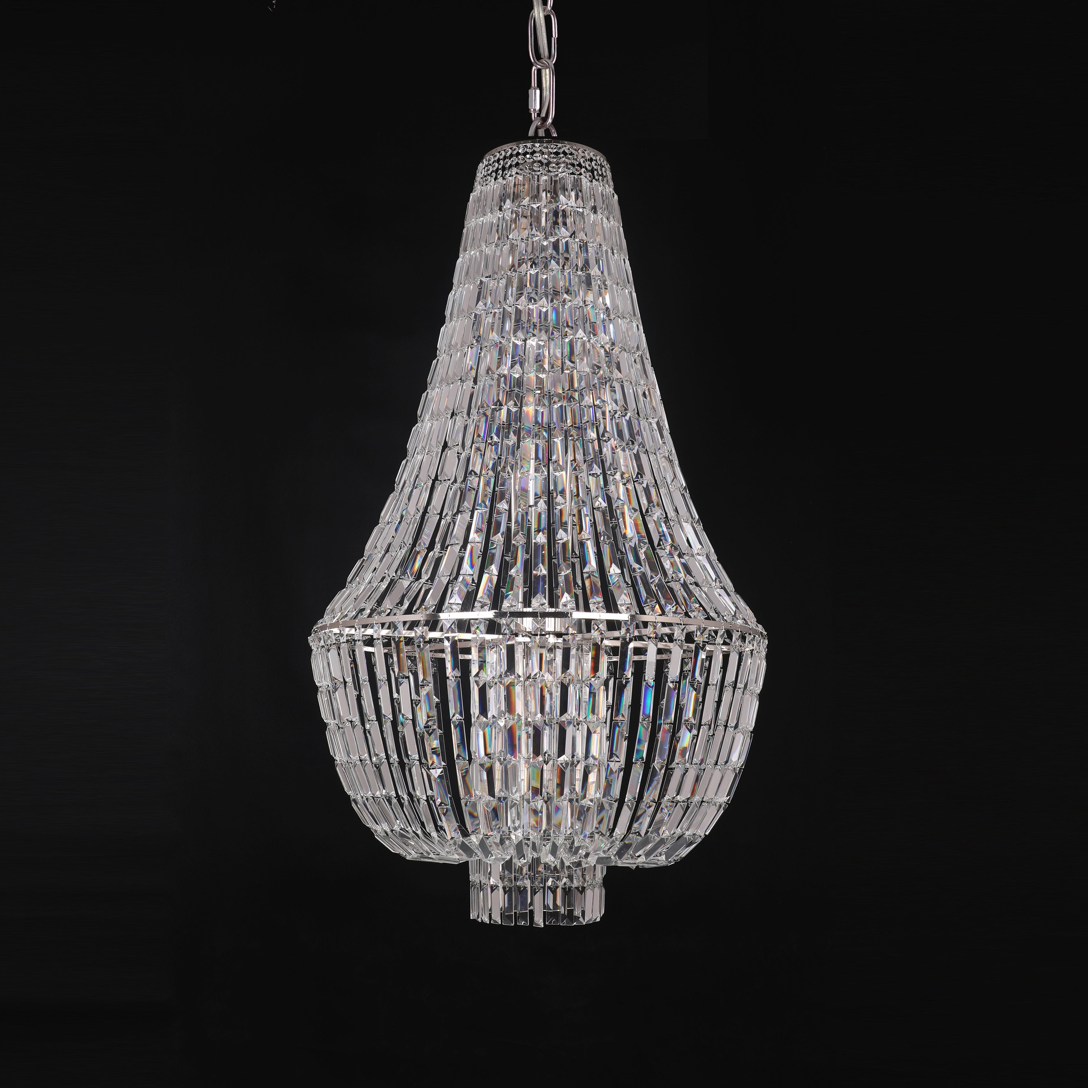 Andreas Empire Crystal Prysm Chandelier - Italian Concept -