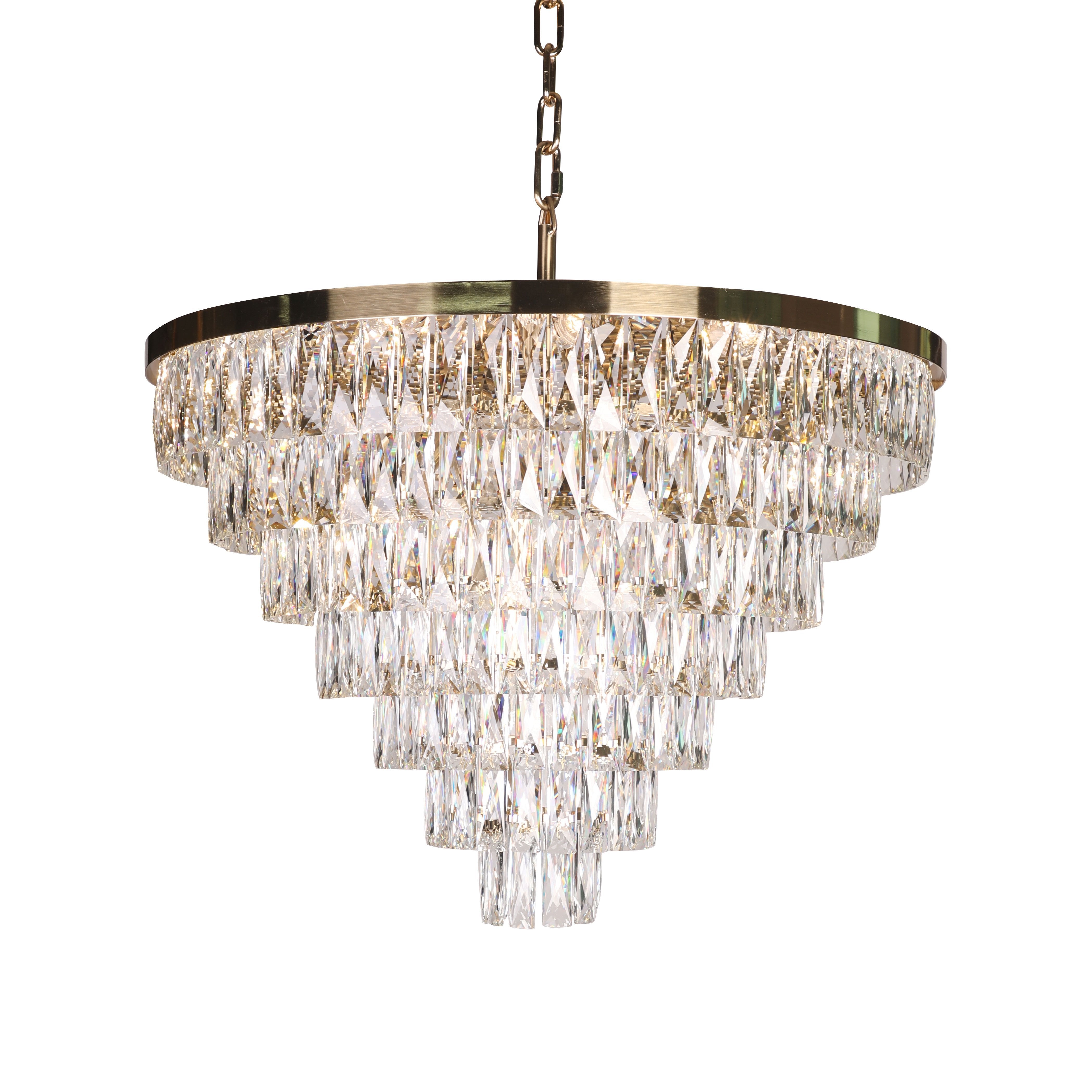 Glacier Odeon Crystal Fringe Chandelier - Italian Concept