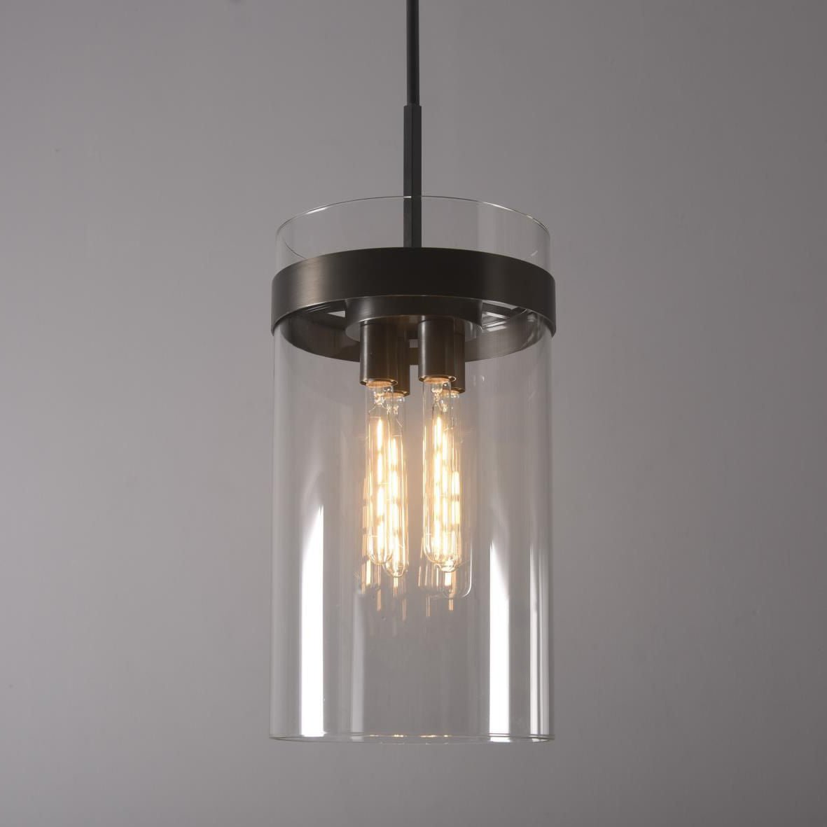 Armature Cylinder Glass Pendant Light - Italian Concept