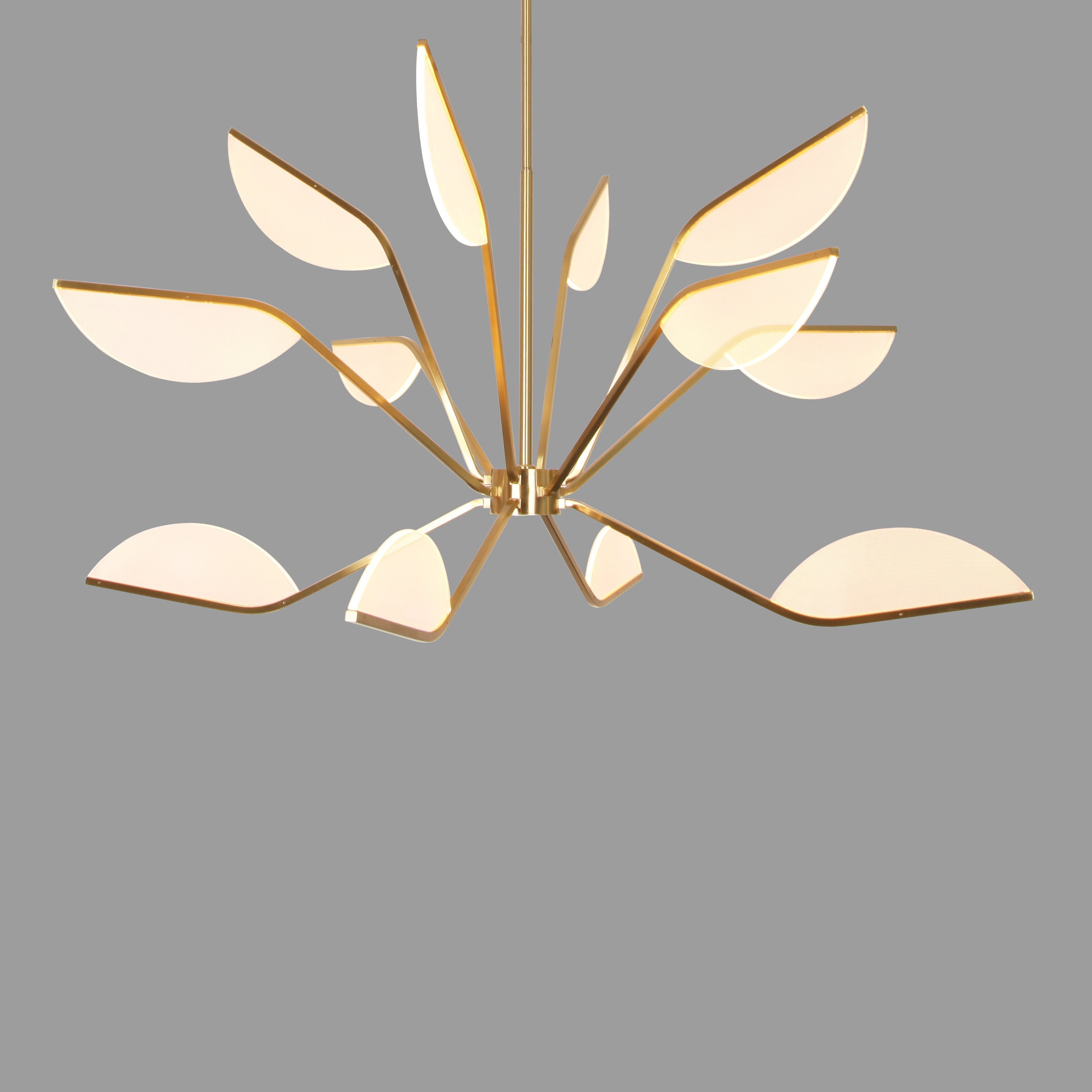 Chiari Flower Leaf LED Chandelier - Italian Concept -
