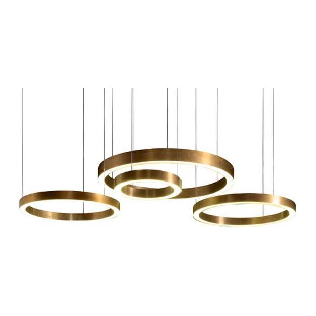 Liana Round 4-Ring Cascade LED Chandelier - Italian Concept -