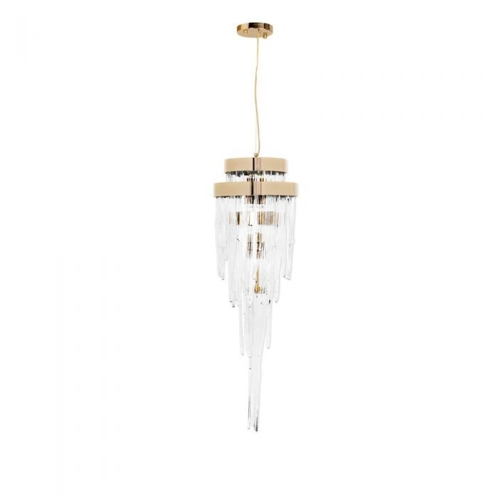 Laval Linear Waterfall Tubular Chandelier - Italian Concept