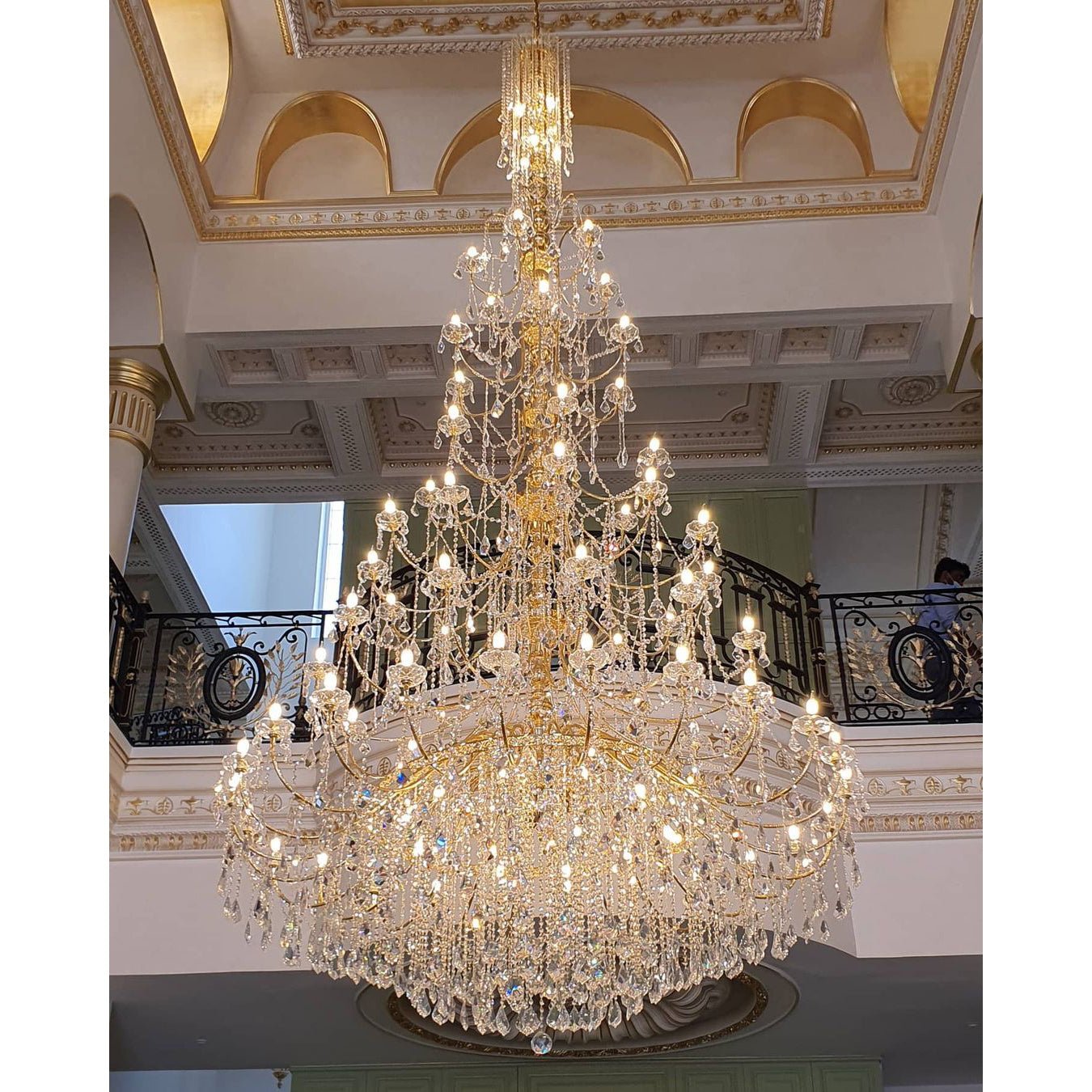 Large modern sales crystal chandeliers