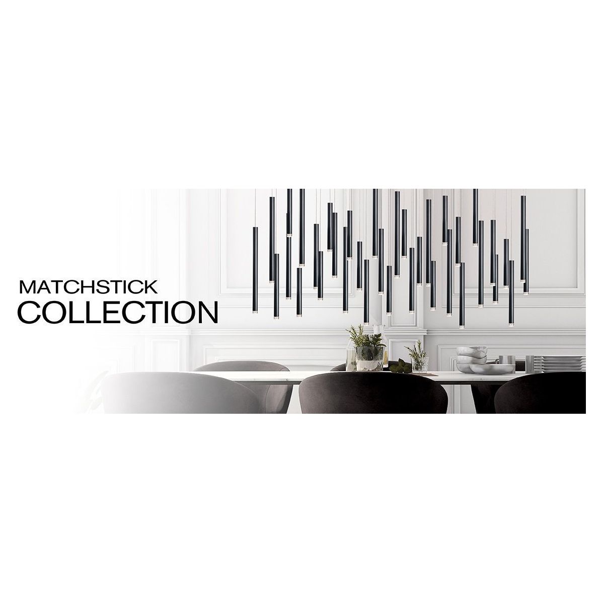 Bellini Round Metal Tubular Pendant Light Chandelier - Italian Concept -