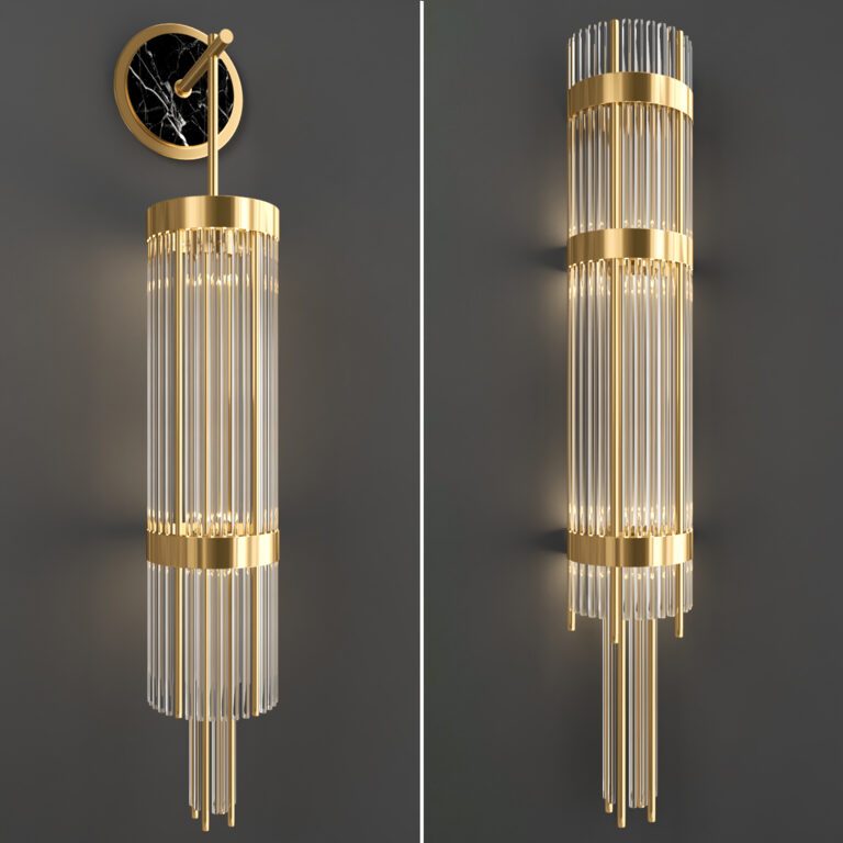 Telar 48"H Vertical Hanging Sconce - Italian Concept -